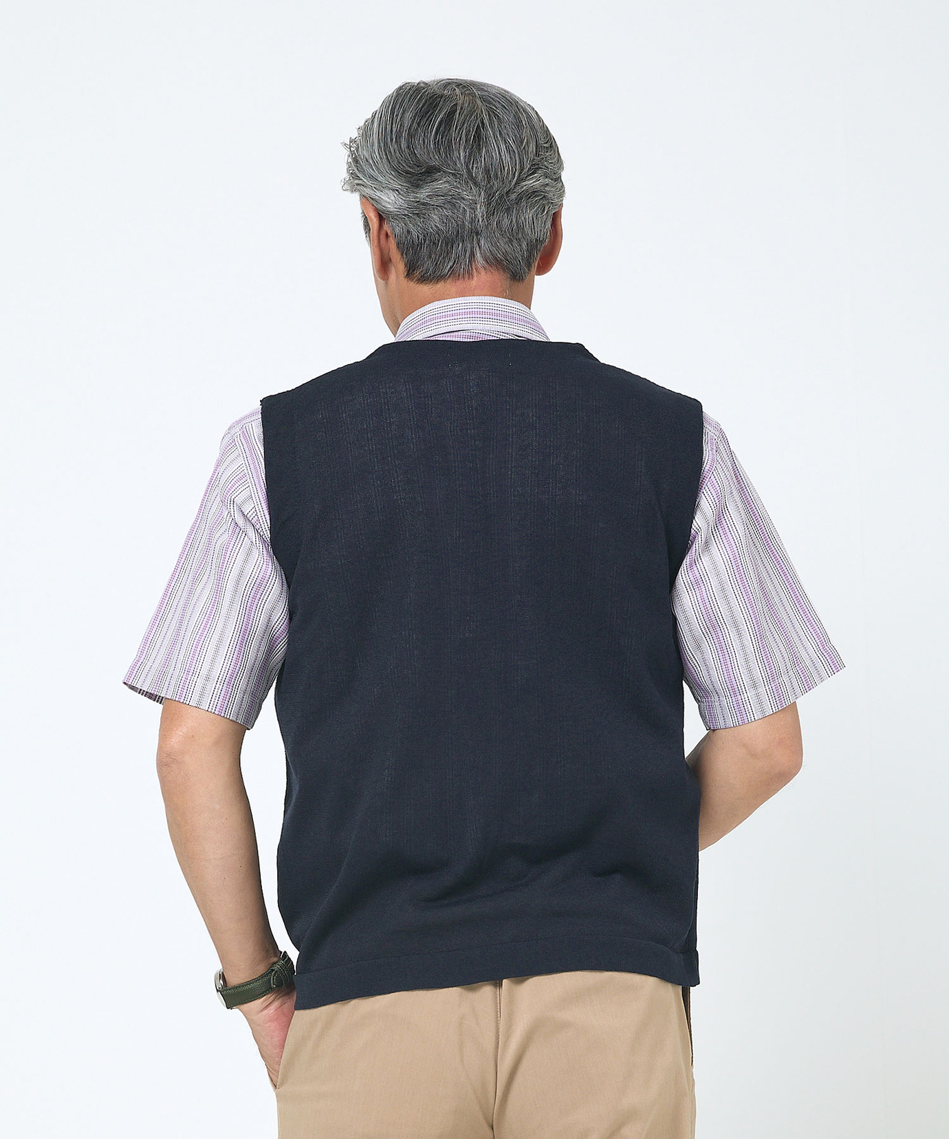 メンズ Vネック 前開き ベスト通販 [1603-53303] - クロコダイル