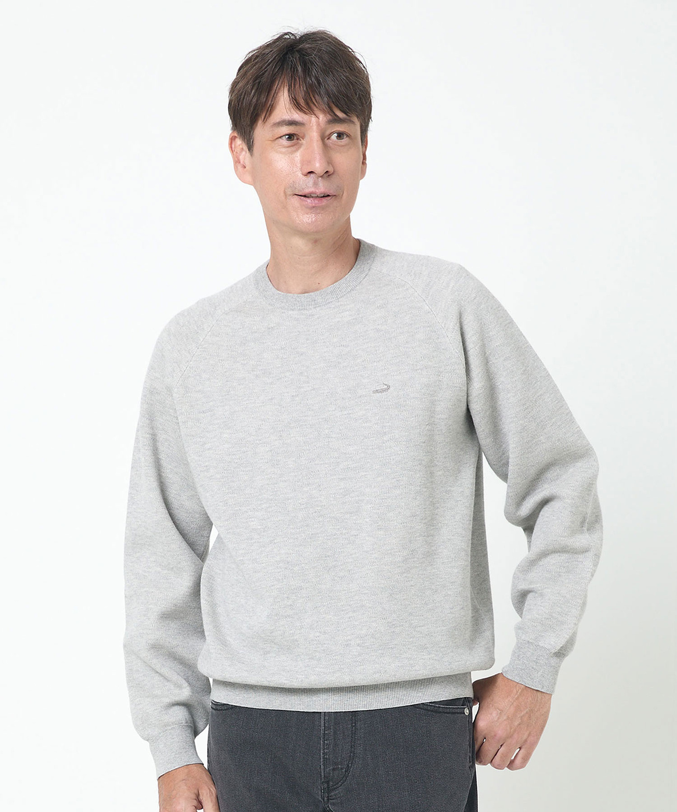 メンズ コットン クルーネック トレーナー【手洗いOK】通販 [1603