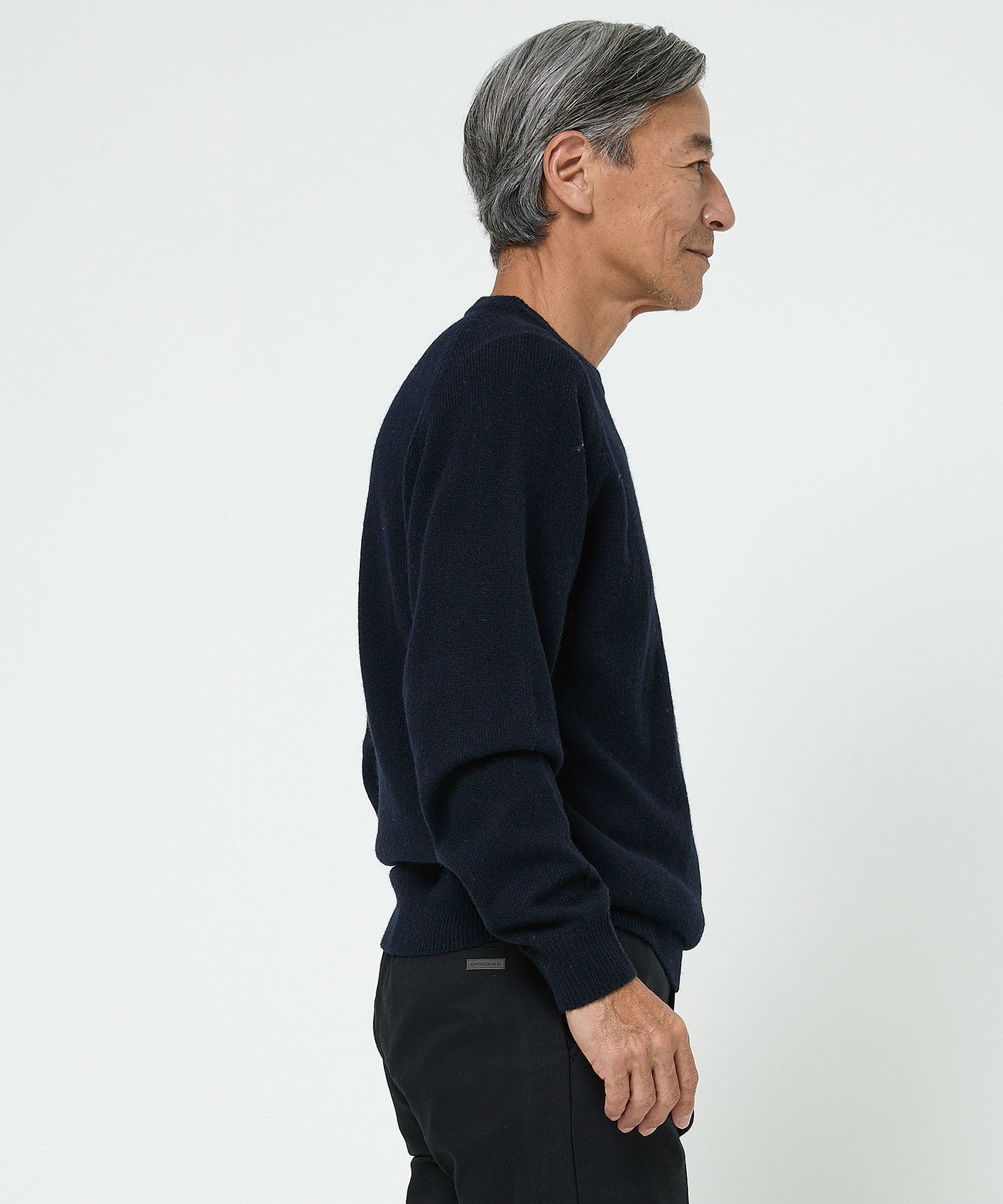 メンズ ウール ラインデザイン ニット【手洗いOK】通販 [1603-57300