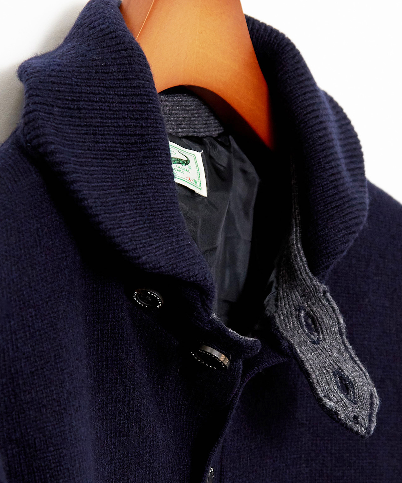 メンズ ウールブレンド 裏付き カーディガン通販 [1603-57302