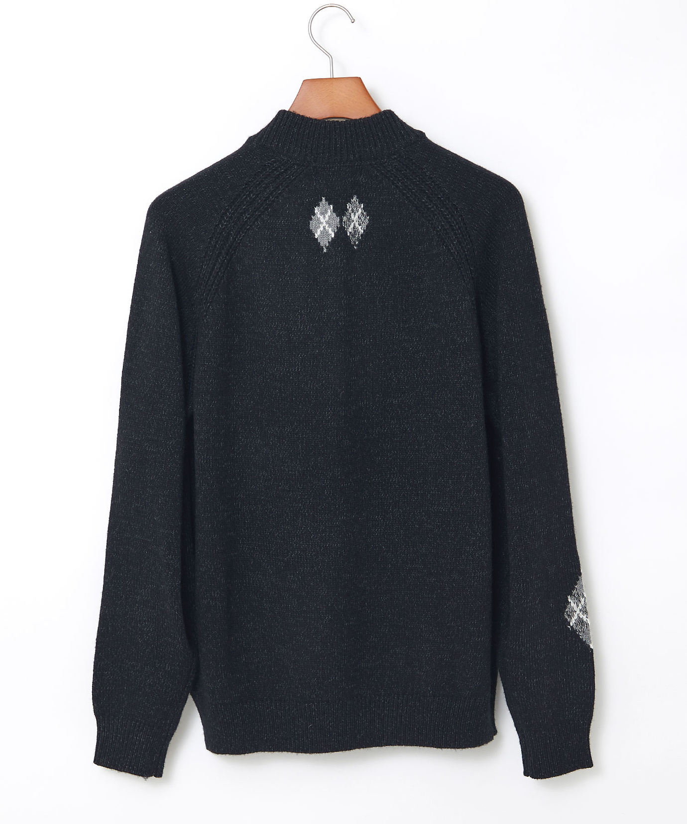 メンズ ハーフジップ 配色 ニット通販 [1603-57303] - クロコダイル