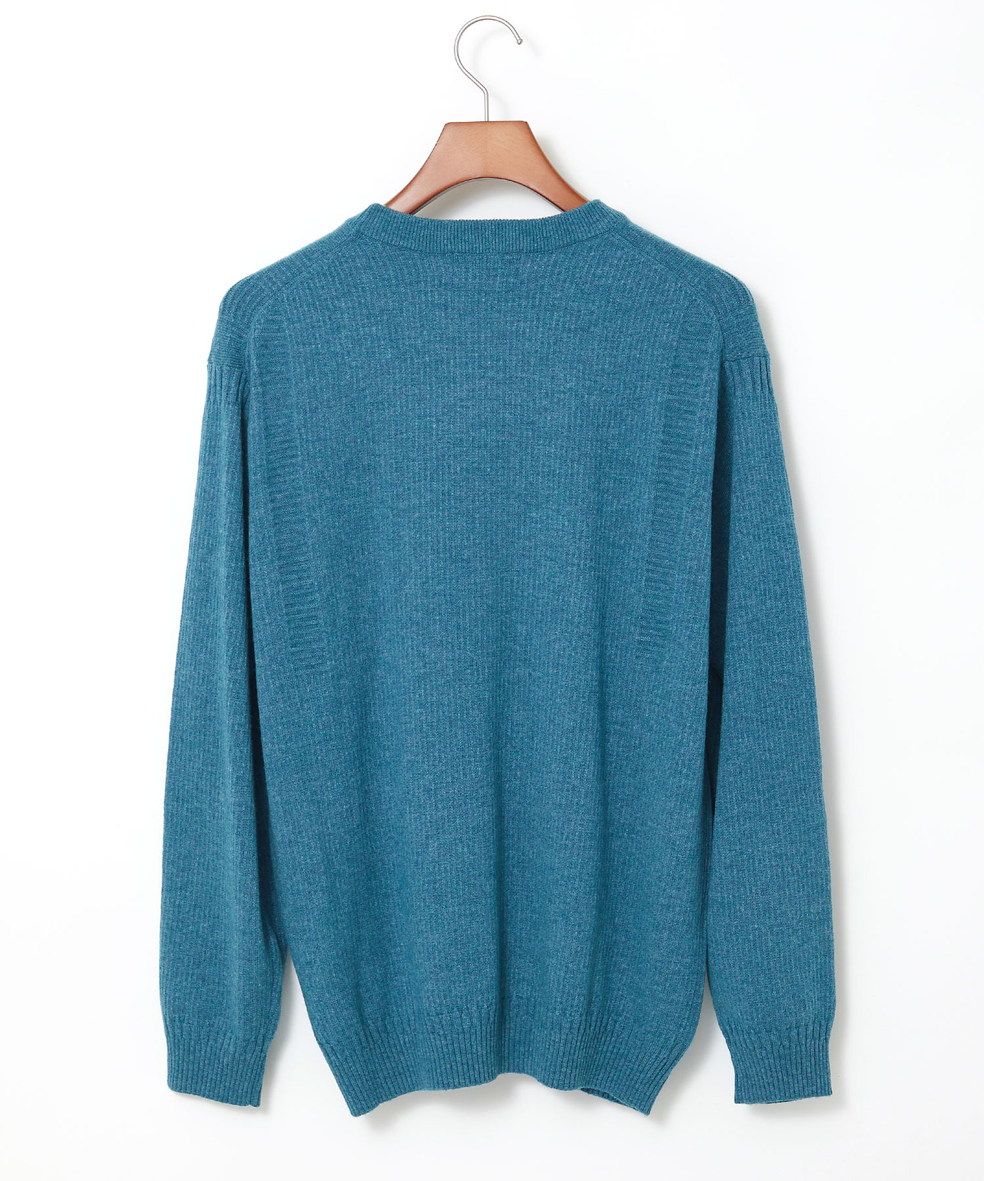 メンズ ウールブレンド ガンジー ニット【手洗いOK】通販 [1603-58305