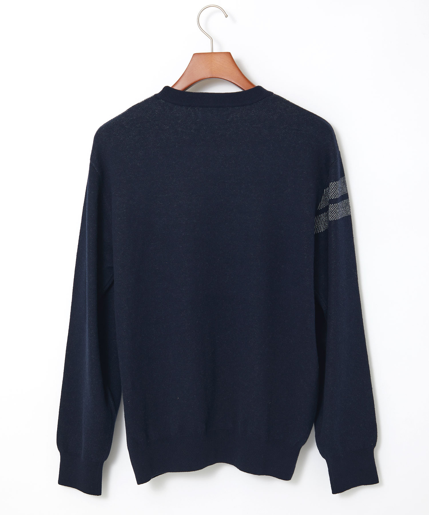 メンズ カシミヤブレンド チェック柄 ニット【手洗いOK】通販 [1603