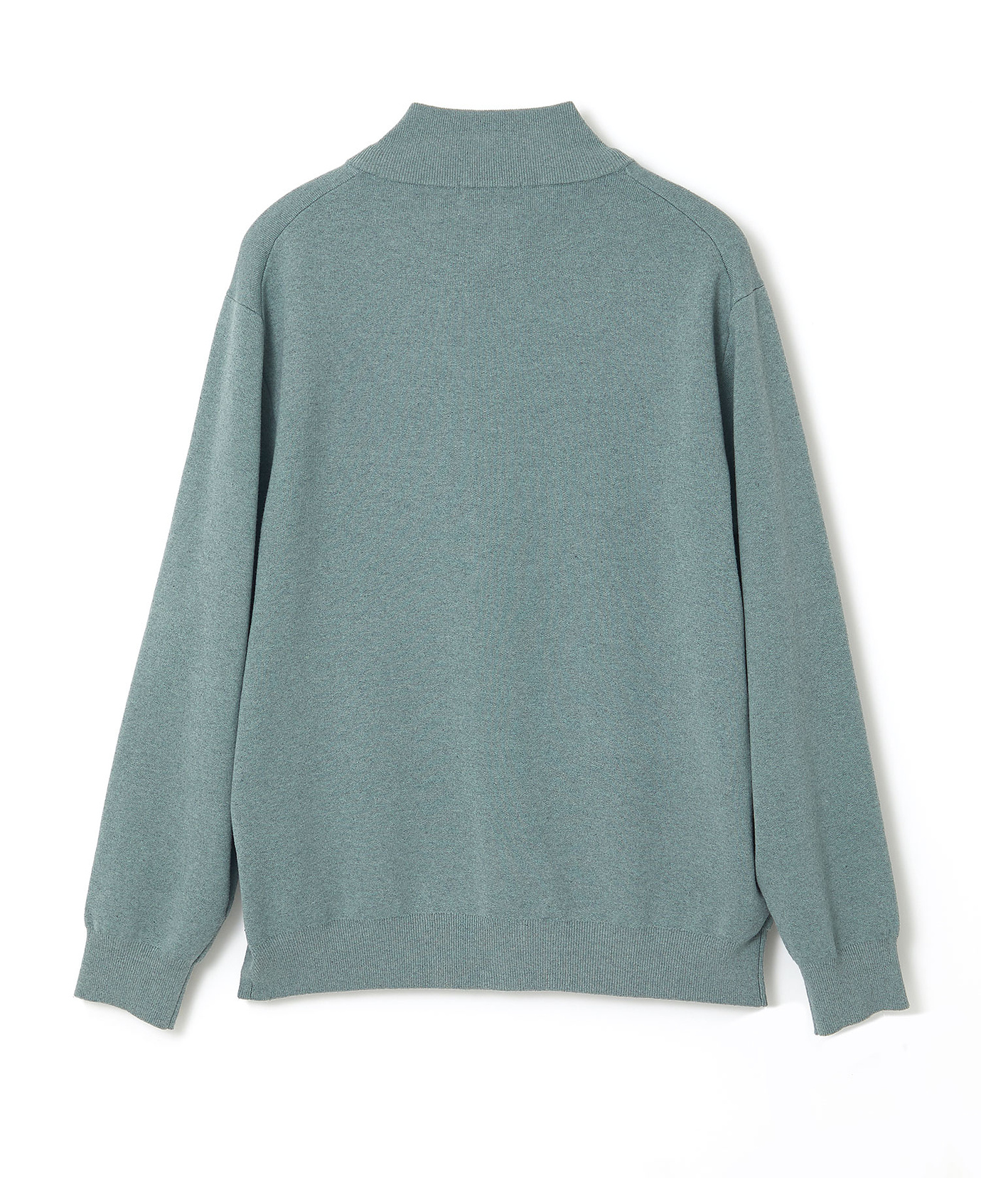 メンズ スタンドカラー スウェットライク カーディガン 【手洗いOK