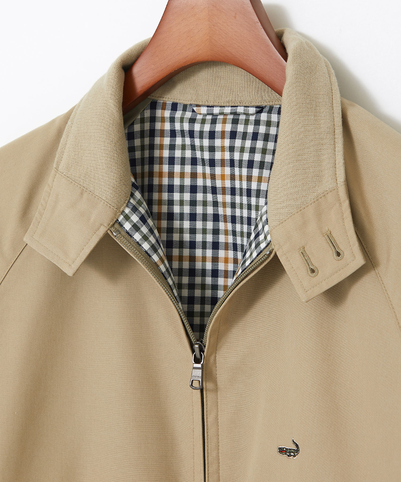 メンズ ハウンド ブルゾン 【クロコダイルタータン】【日本製生地