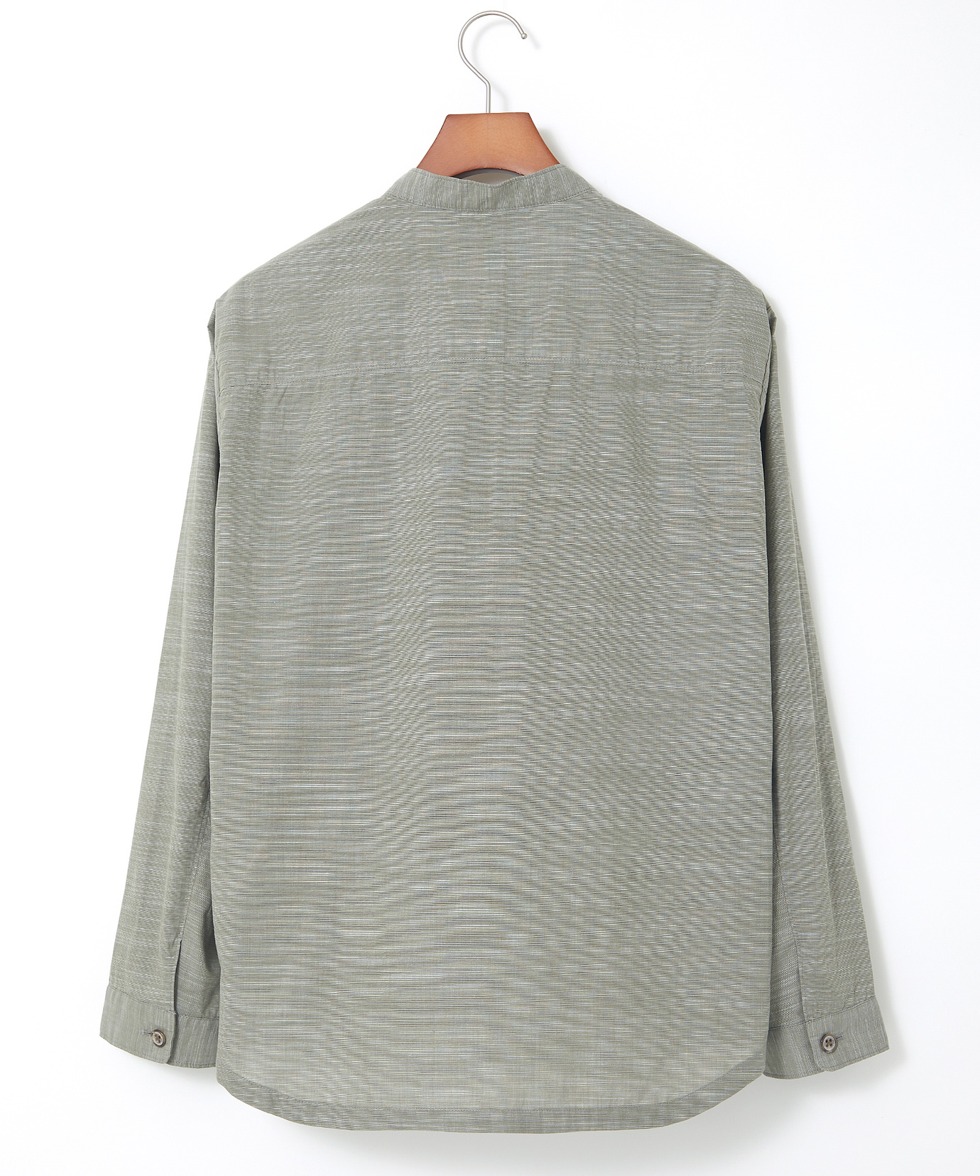 セミロングジャケット メンズ スラブ糸 スタンドカラー ジャケット【吸汗速乾】通販