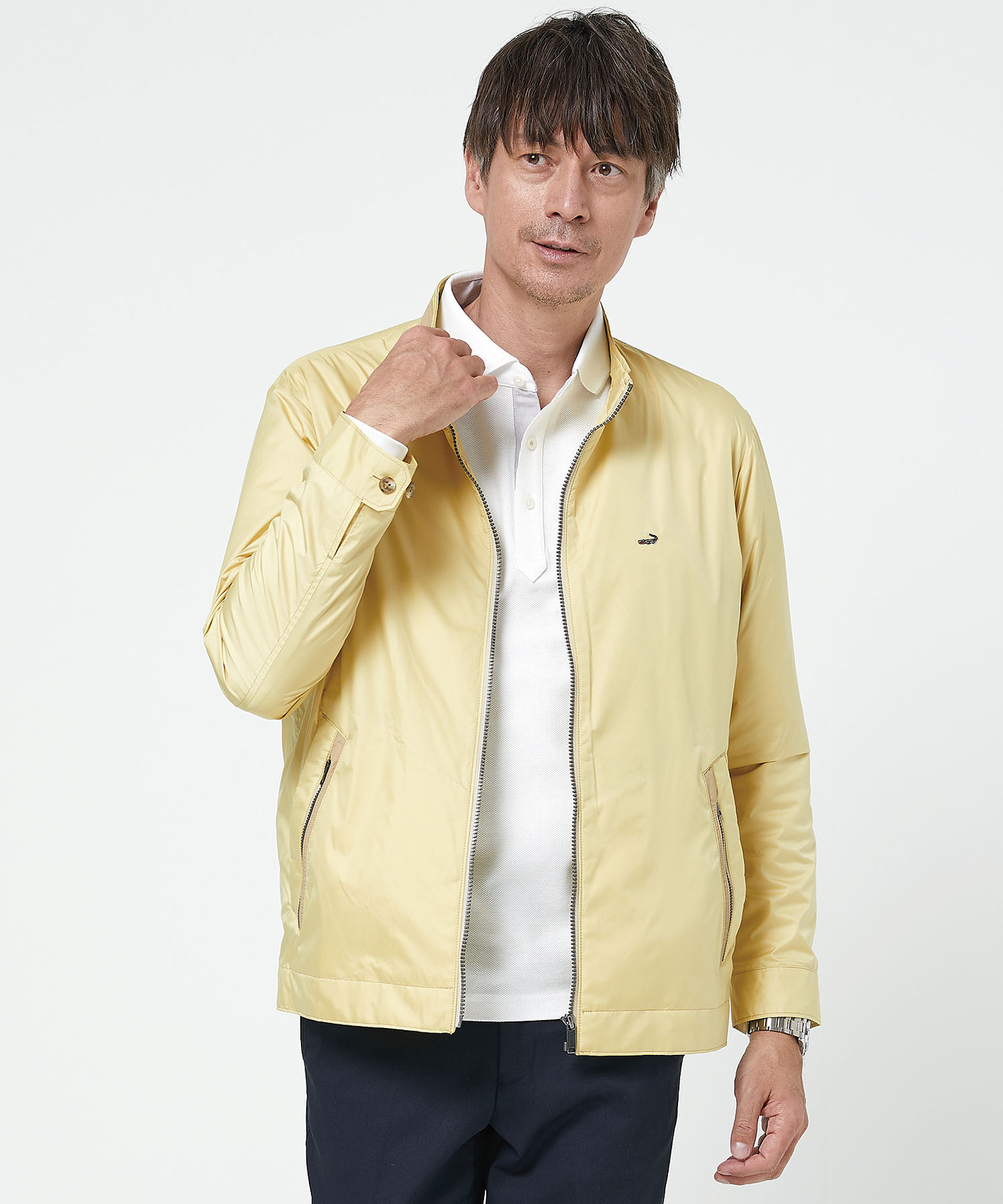 メンズ タフタ ダブルポケット デザイン ブルゾン通販 [1604-51402