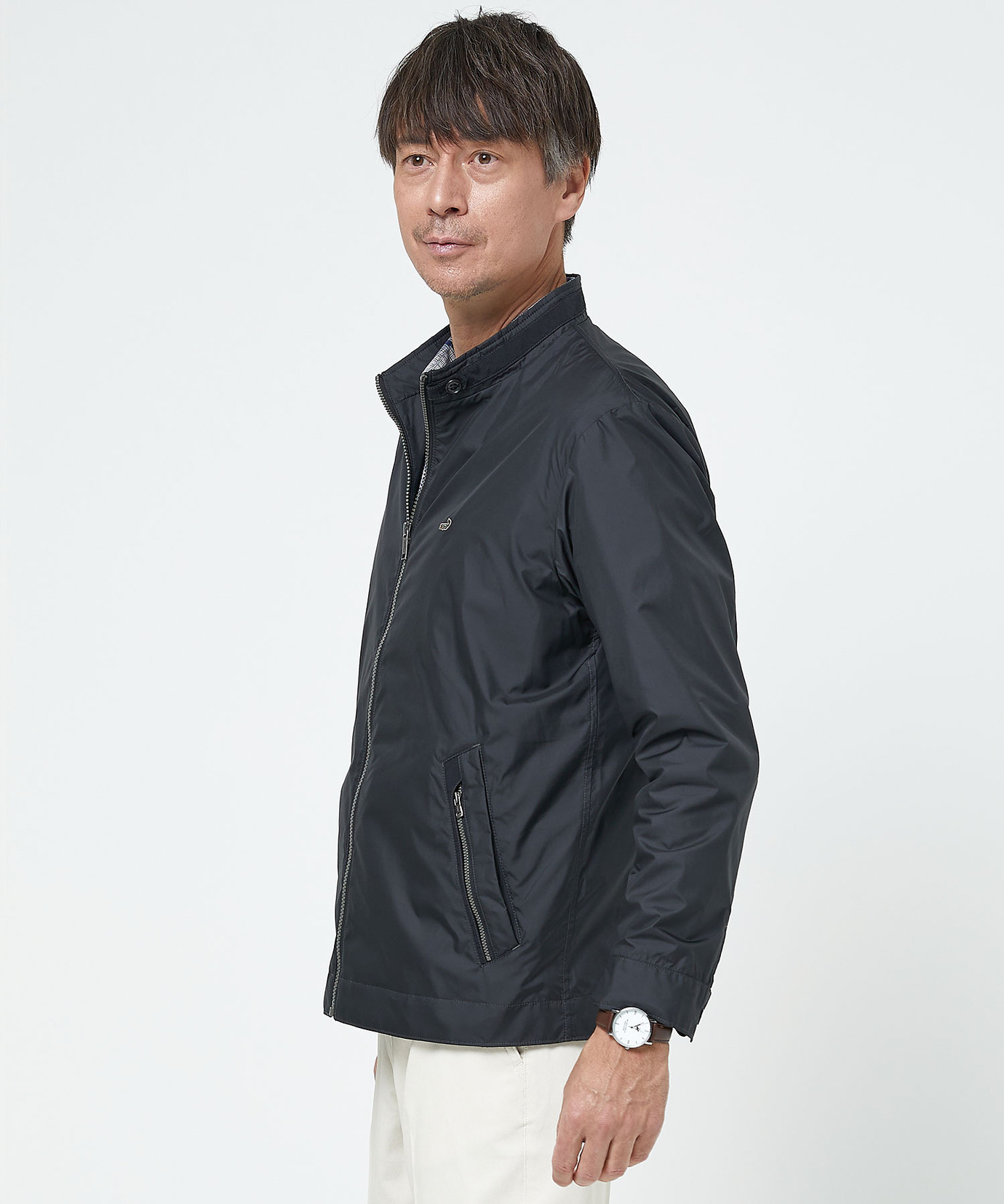 メンズ タフタ ダブルポケット デザイン ブルゾン通販 [1604-51402