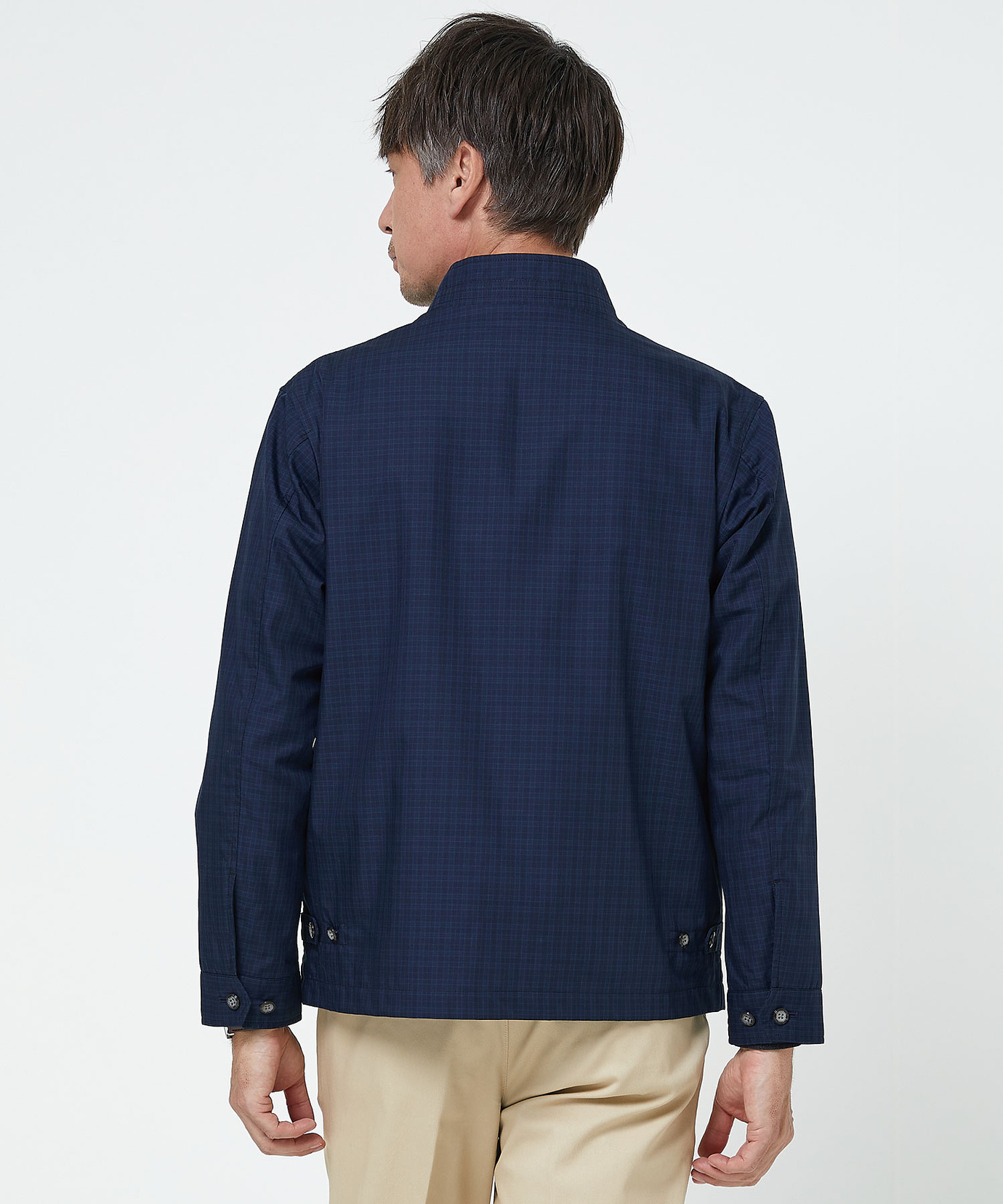 メンズ ツイル ファスナーポケット付き ブルゾン通販 [1604