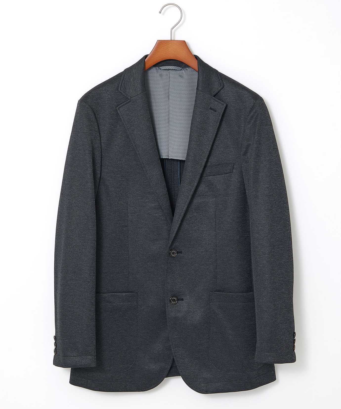 陽*介様 シルバーフォックス ミディアム 豪華 ボリューム 美品 着丈８５ 男性 メンズ 尾州生地 ジャージー ジャケット通販 [1604-51407