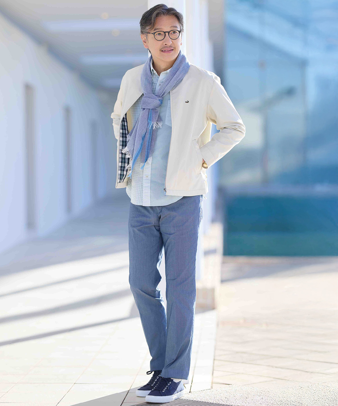 メンズ スコッチブルゾン【シワになりにくい】【手洗いOK】通販 [1604