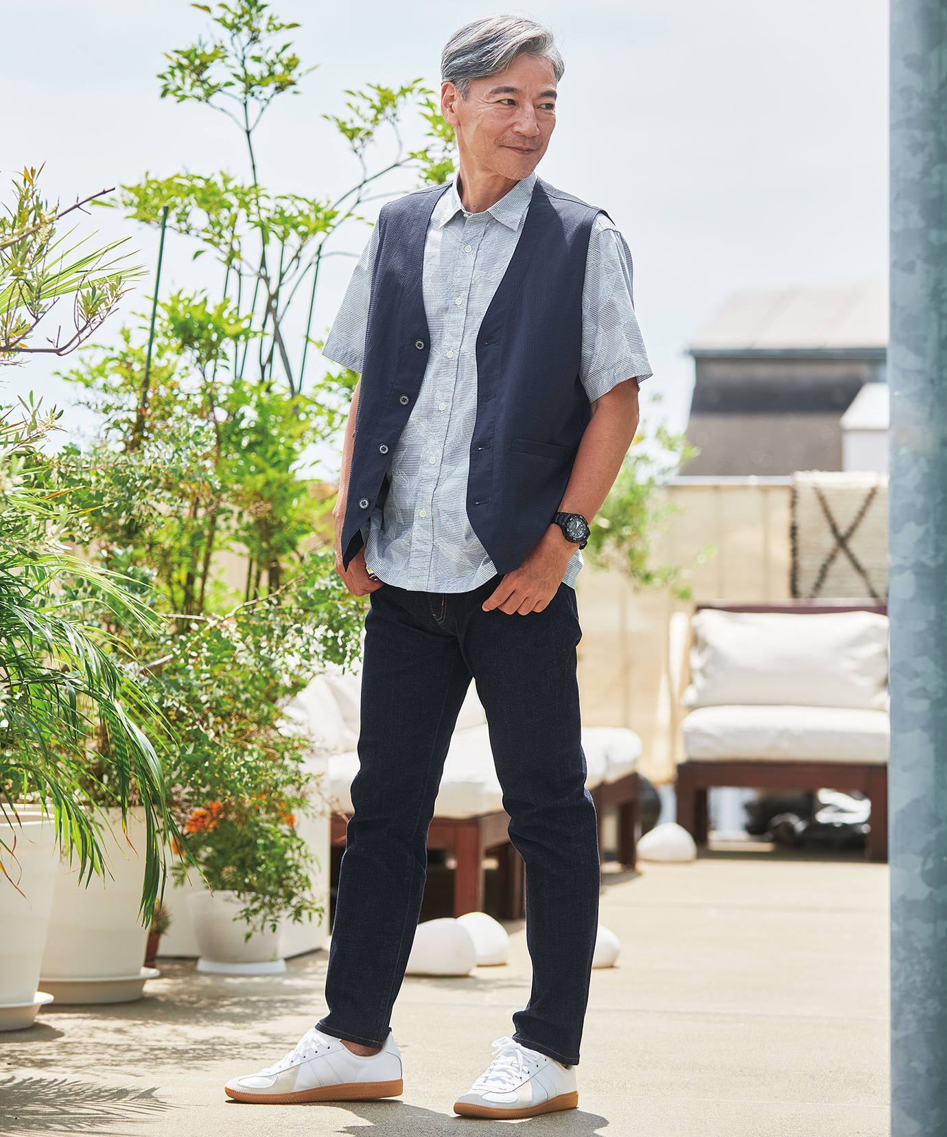 メンズ サッカー ジレ ベスト通販 [1604-53411] - クロコダイル