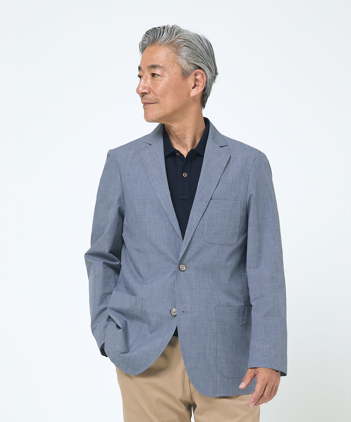 メンズ ライト テーラード ジャケット通販 [1604-54400