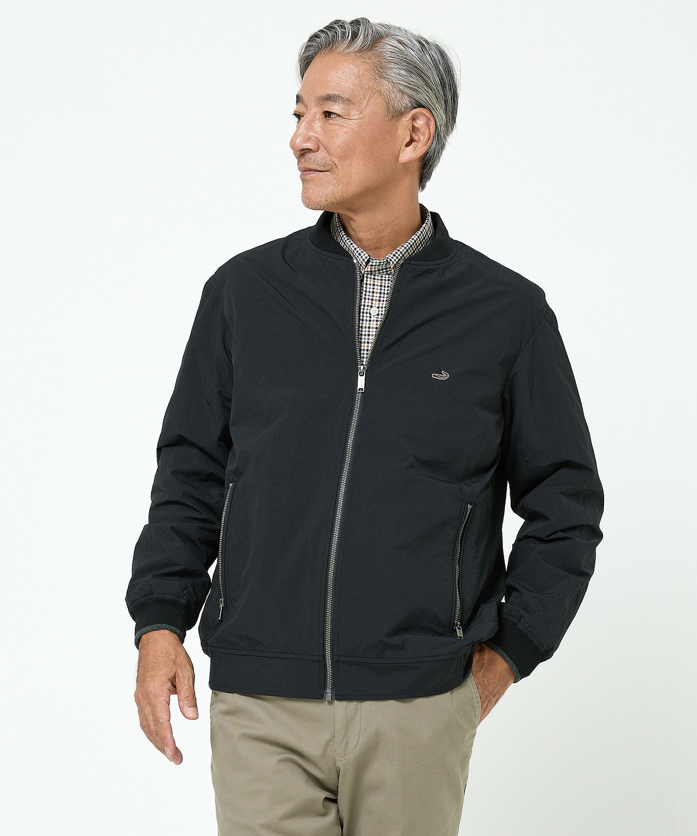 メンズ ナイロン ボンバー ブルゾン通販 [1604-55402] - クロコダイル