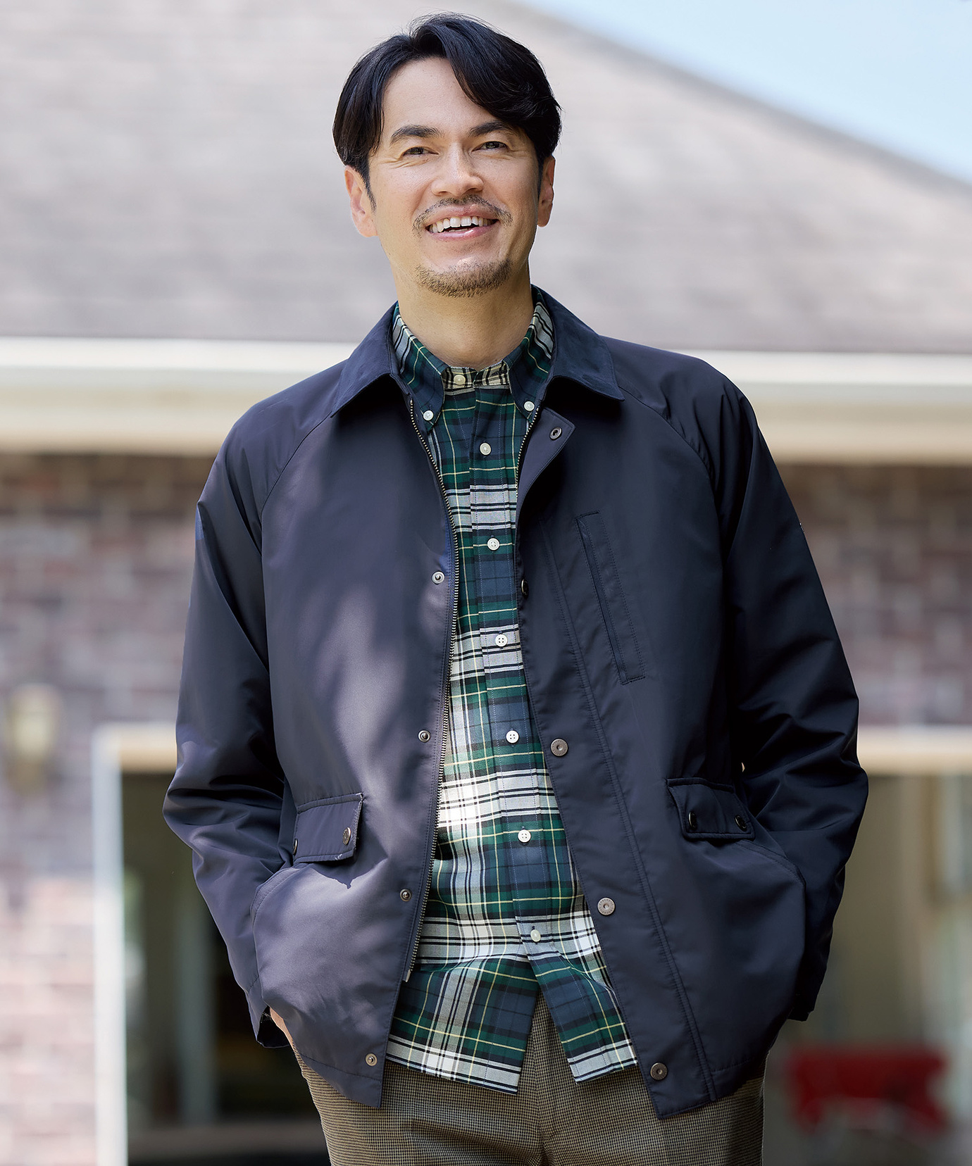 メンズ ステンカラー カバーオール ジャケット通販 [1604-55403