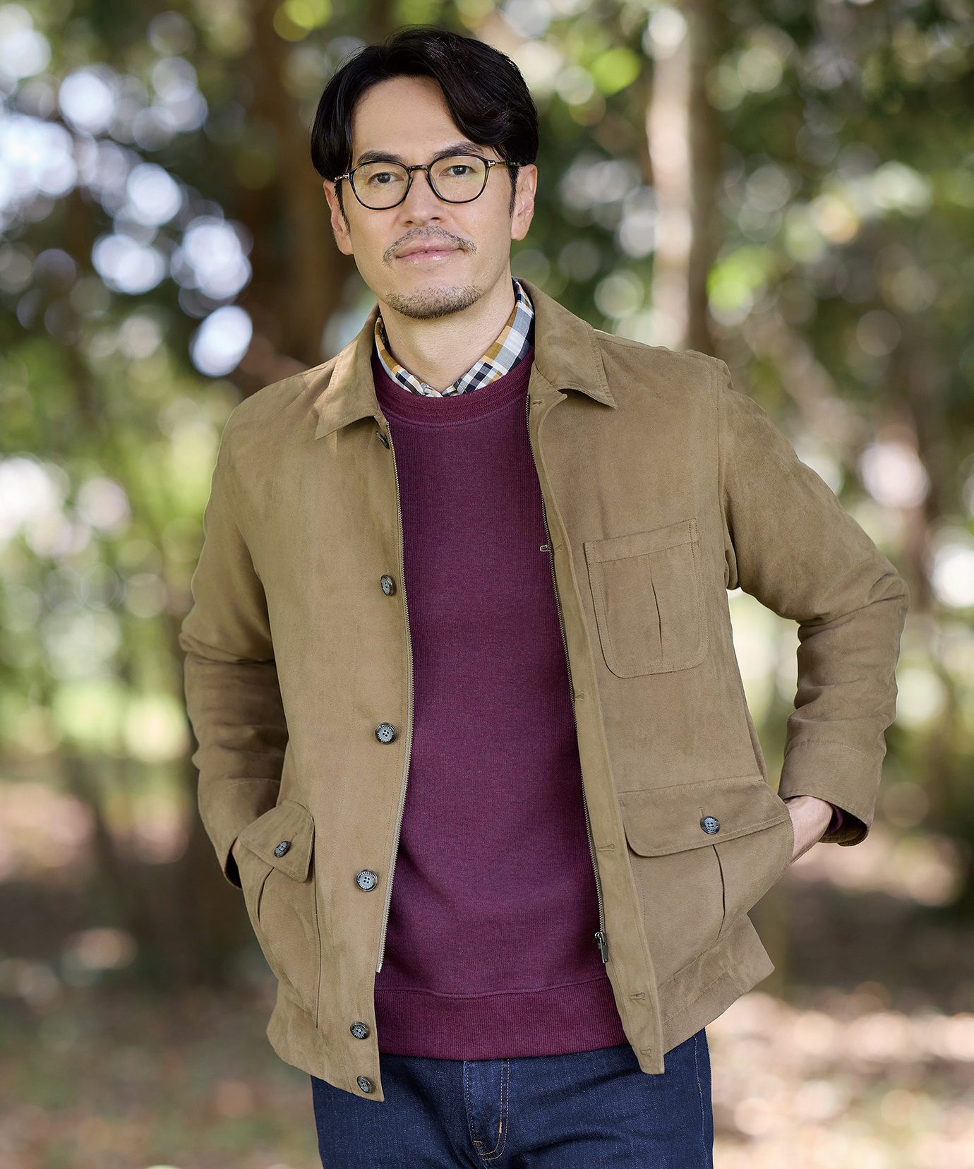 メンズ ステンカラー 微起毛 ブルゾン通販 [1604-55405