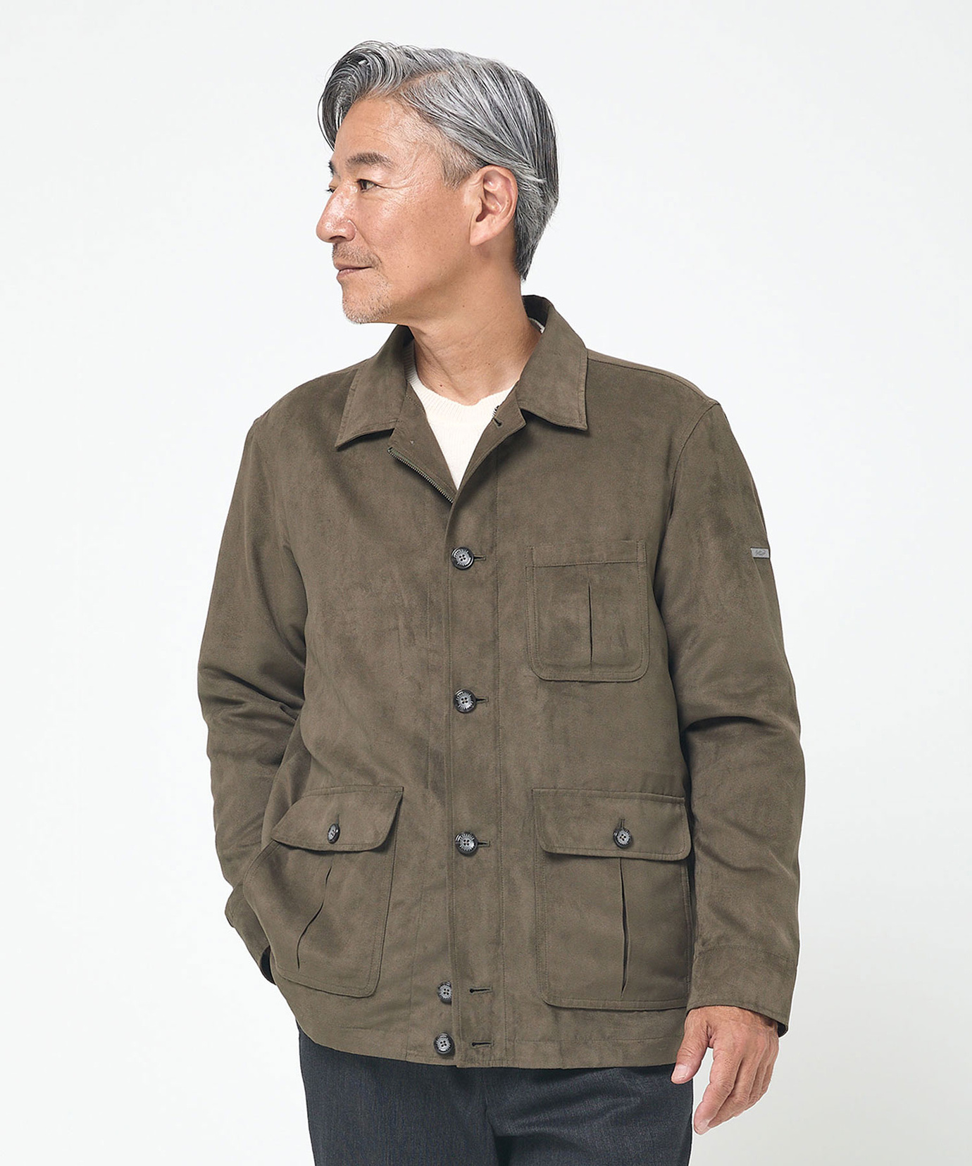 メンズ ステンカラー 微起毛 ブルゾン通販 [1604-55405