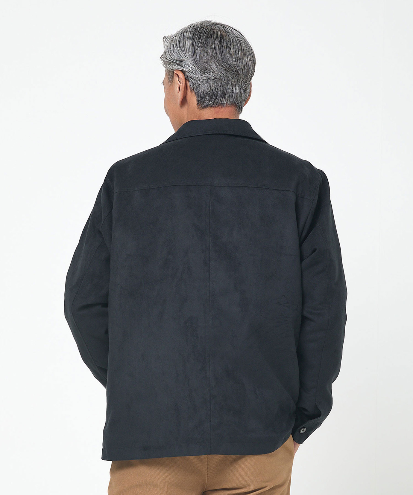 メンズ ステンカラー 微起毛 ブルゾン通販 [1604-55405