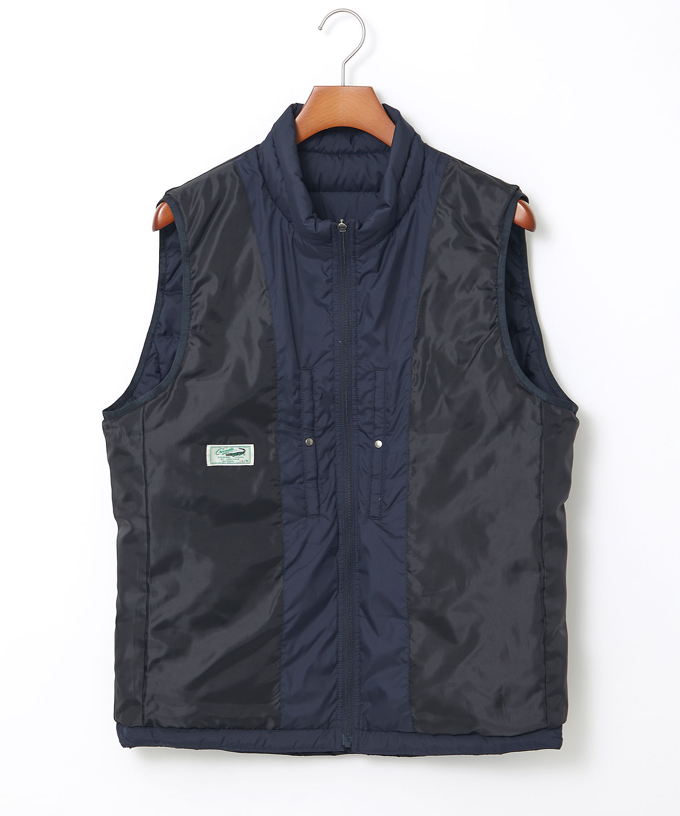 メンズ スタンドカラー ダウン ベスト通販 [1604-56401