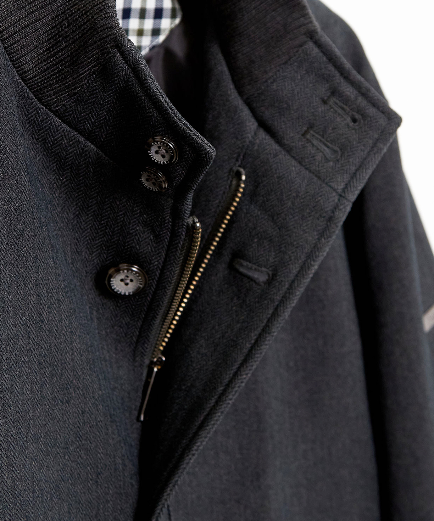 メンズ クロコダイルタータン 中綿 ブルゾン通販 [1604-57401