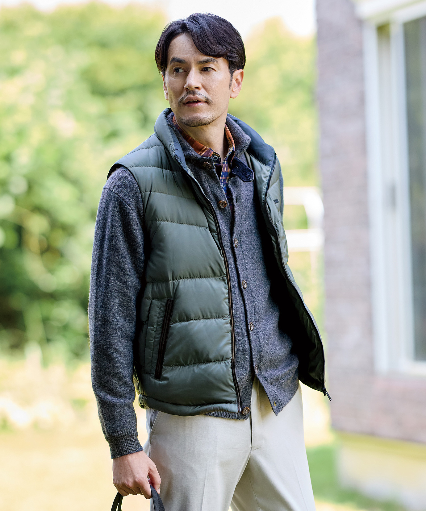 メンズ キルティング ダウン ベスト通販 [1604-57403] - クロコダイル