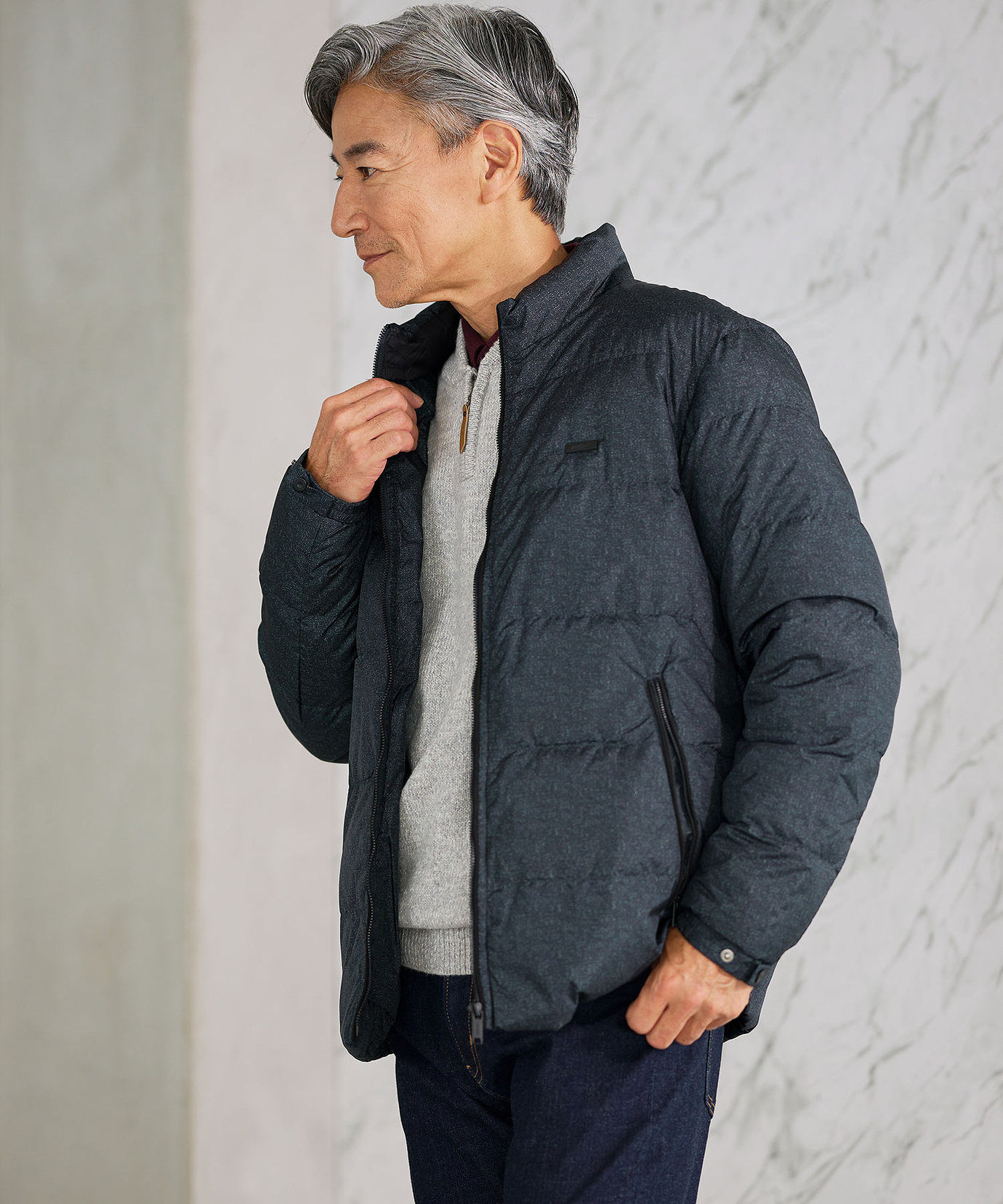 メンズ マジックライトダウン ブルゾン通販 [1604-57406