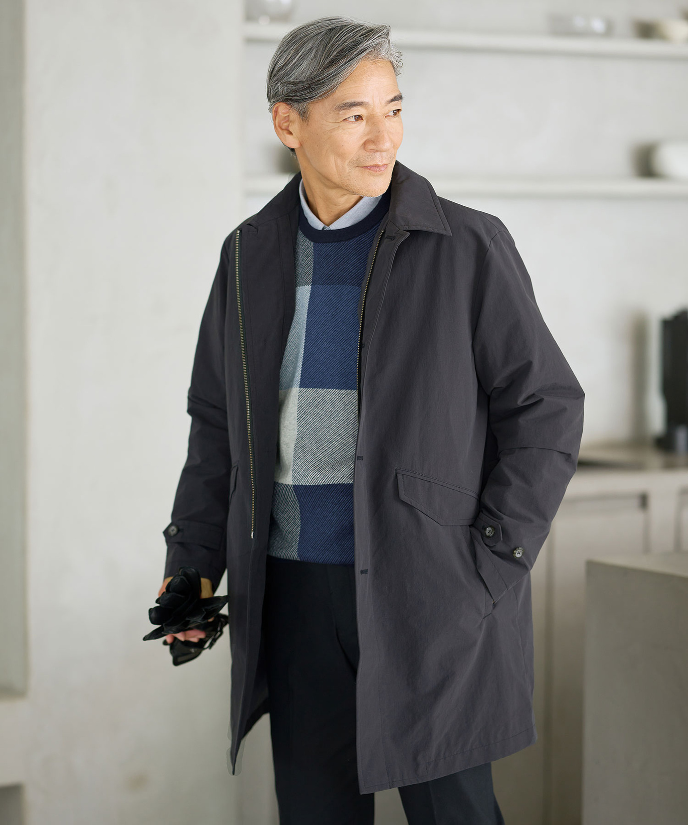 メンズ 3WAY ステンカラー コート通販 [1604-57408] - クロコダイル