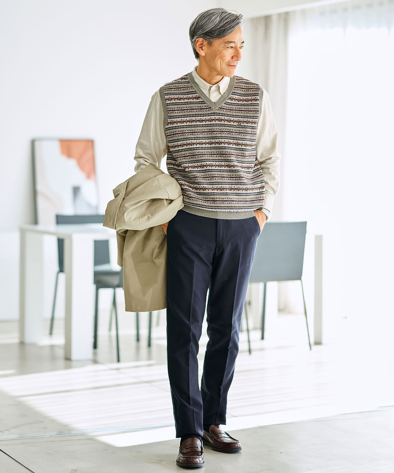 メンズ 3WAY ステンカラー コート通販 [1604-57408] - クロコダイル