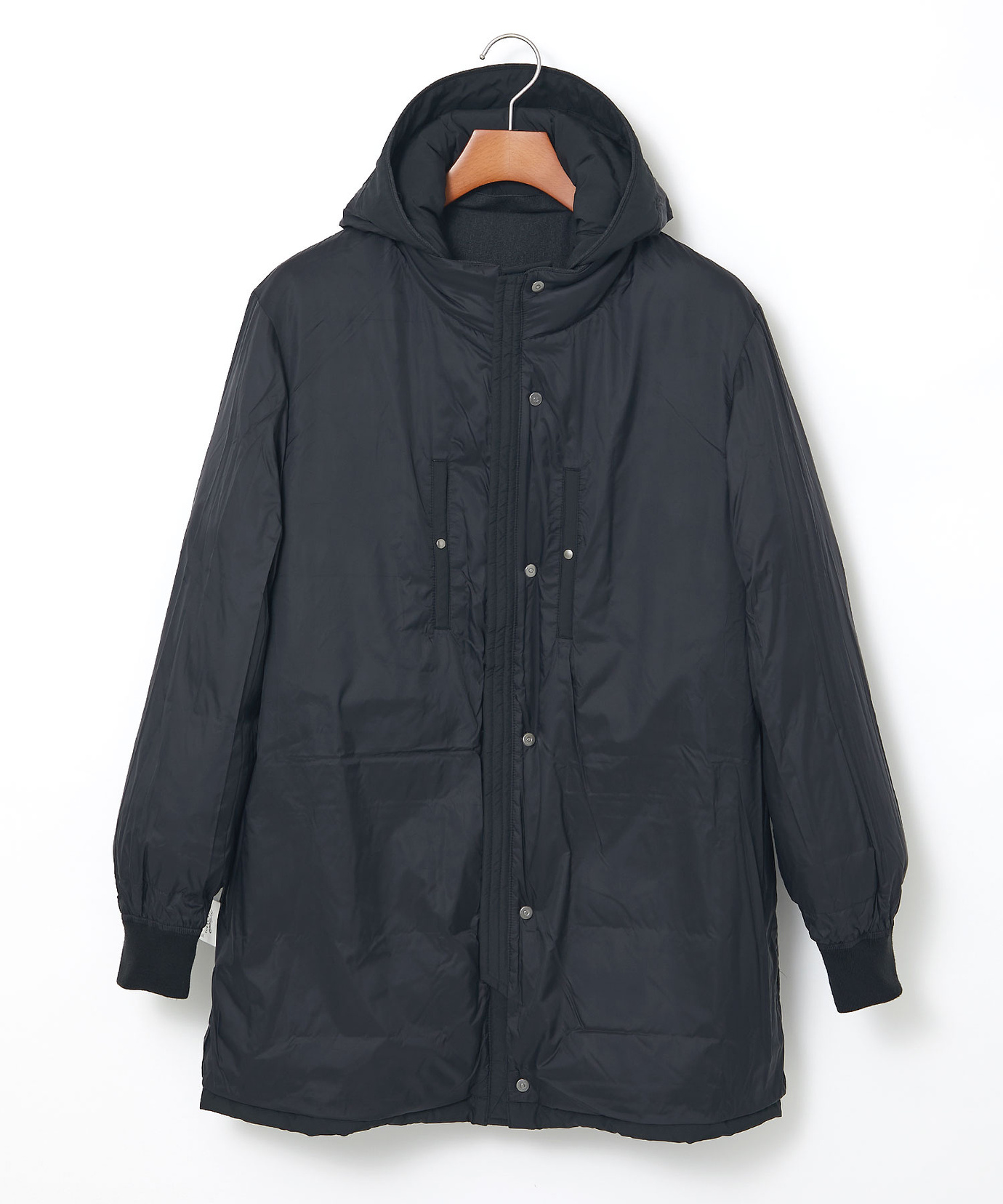 メンズ フード付き 切り替え ダウンコート通販 [1604-58403