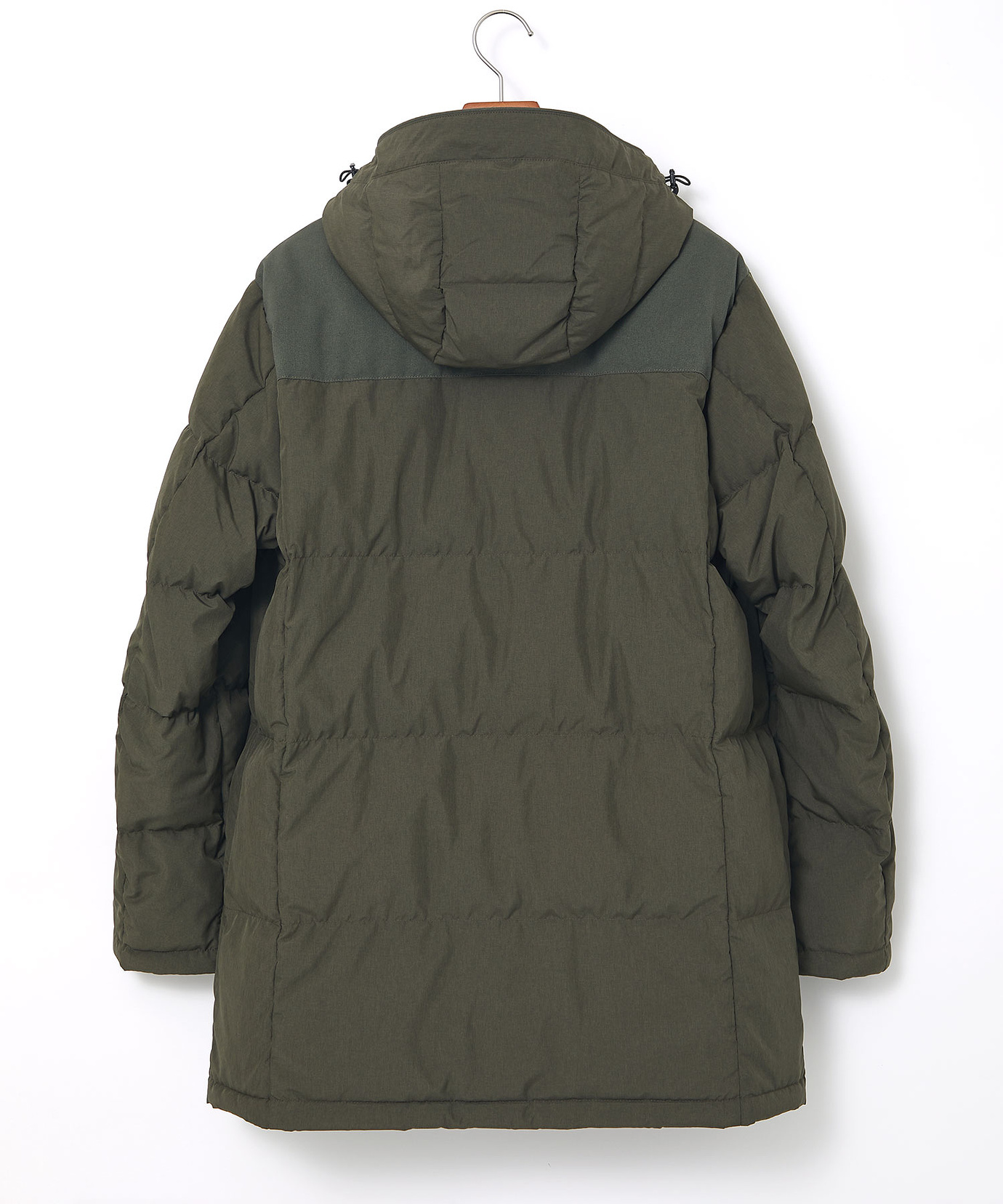 メンズ フード付き 切り替え ダウンコート通販 [1604-58403