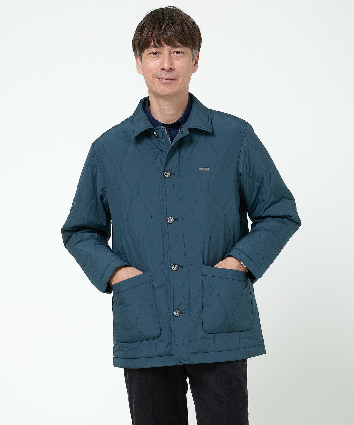 メンズ キルティング ステンカラー ジャケット通販 [1604-58404