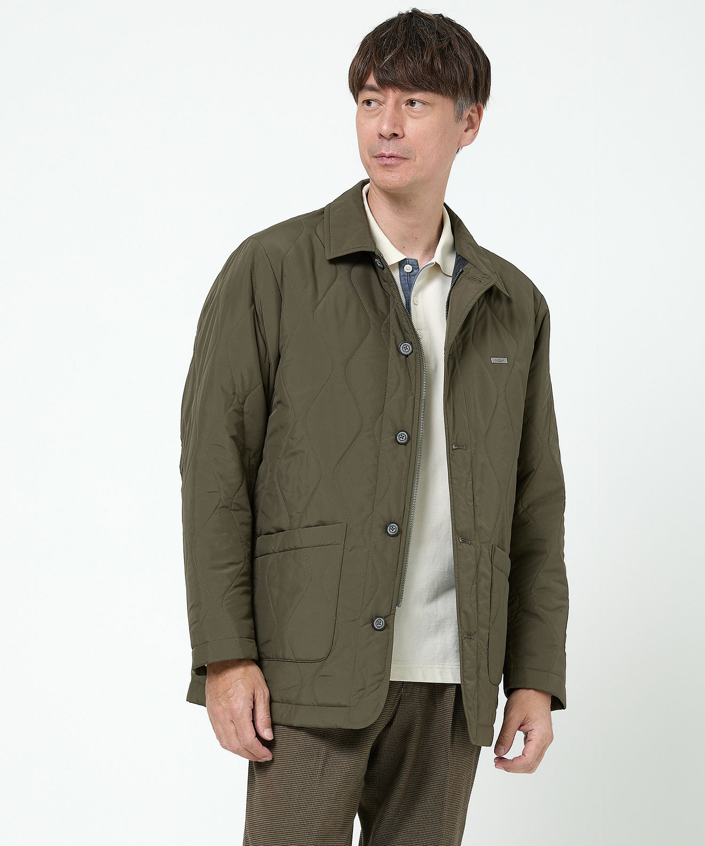 メンズ キルティング ステンカラー ジャケット通販 [1604-58404