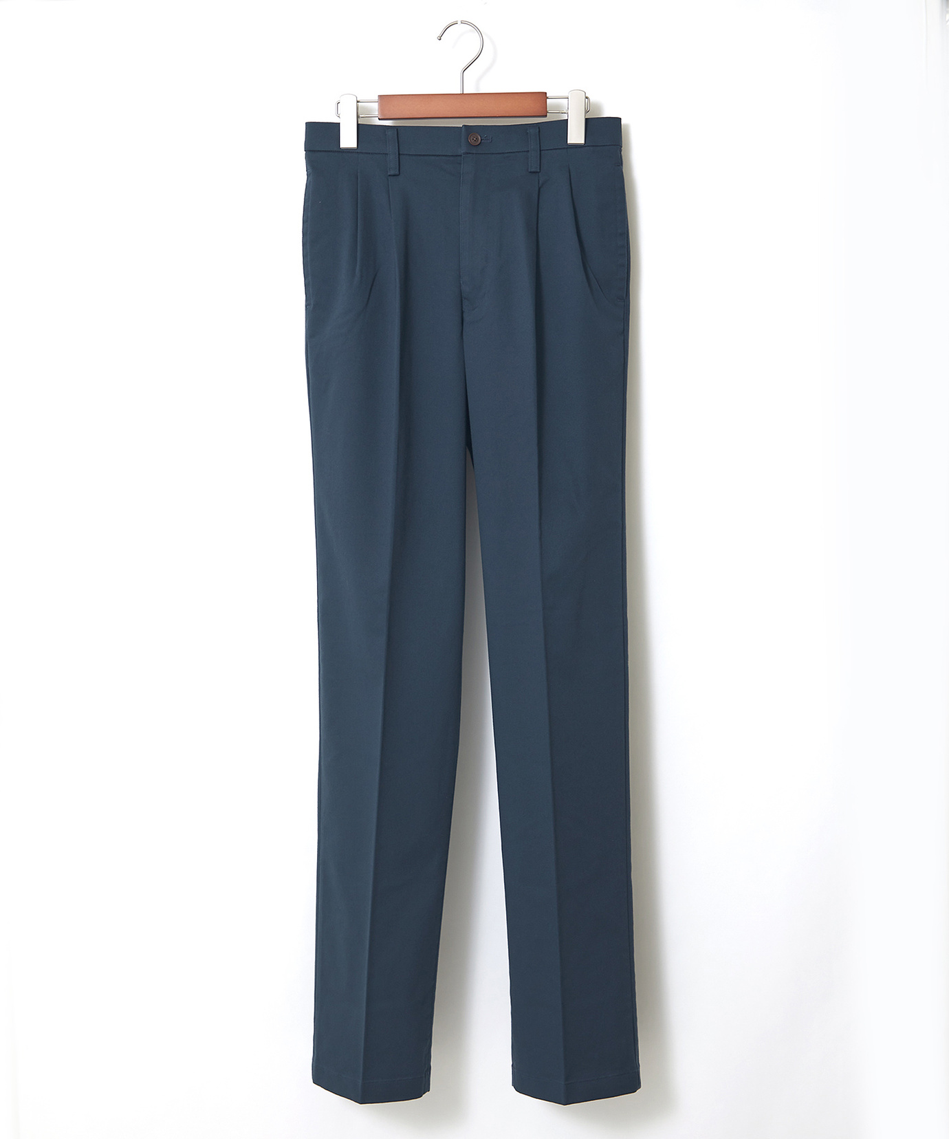 リヴドロワ★未使用★人気定番★紺ブレ★ダブルブレスト★金ボタン★ストレッチツイル メンズ 【ベストセラー】ストレッチ 2タック チノパンツ【シワになり