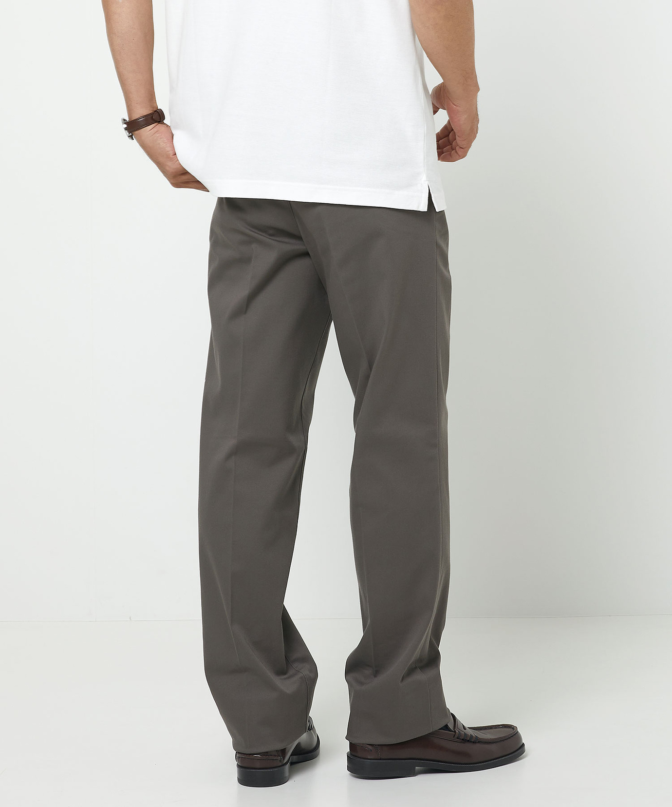 メンズ 【ベストセラー】ストレッチ 2タック チノパンツ【シワになり