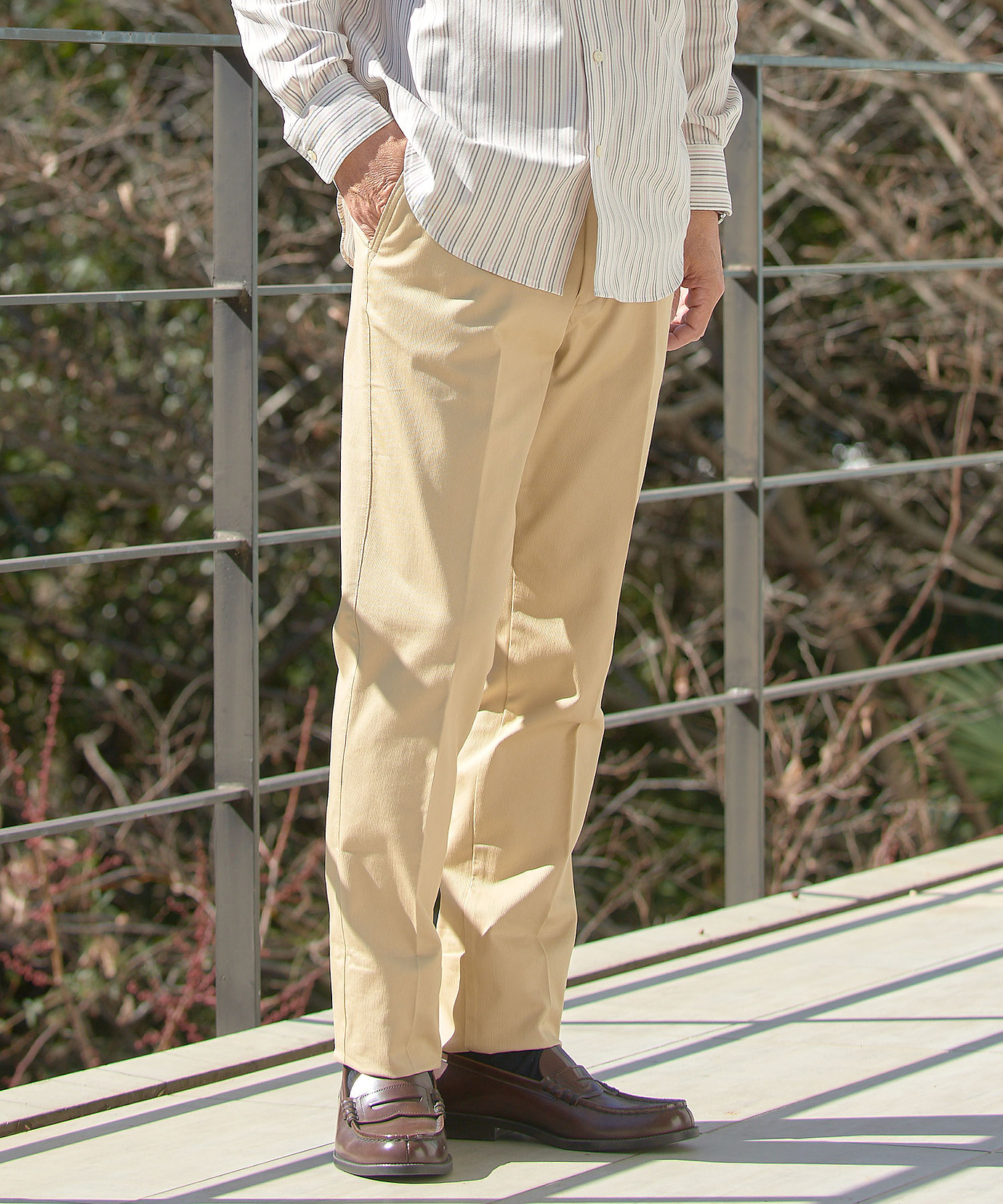 ヴィンテージTHERMO-KINGパンツ メンズ ピマコットン ストレッチ パンツ【吸汗速乾】通販 [1605-51500