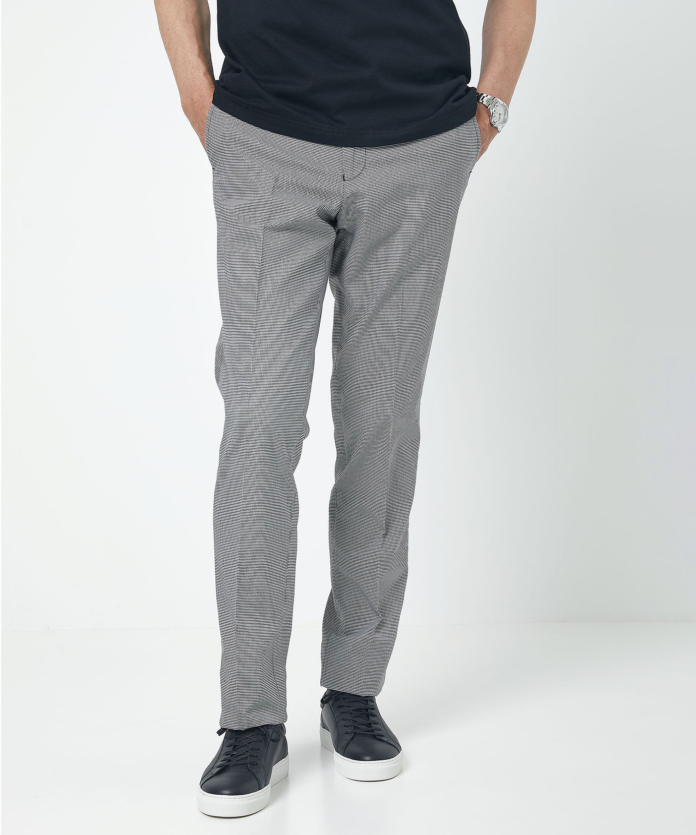 メンズ チェック柄 ストレッチ パンツ通販 [1605-51502