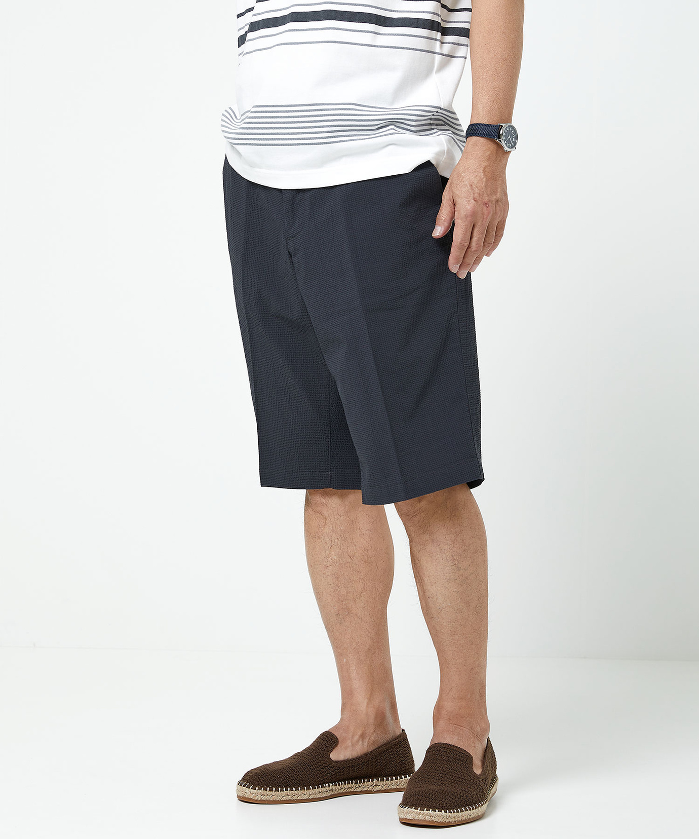 メンズ サッカー 小柄チェック柄 ショート パンツ通販 [1605-53507