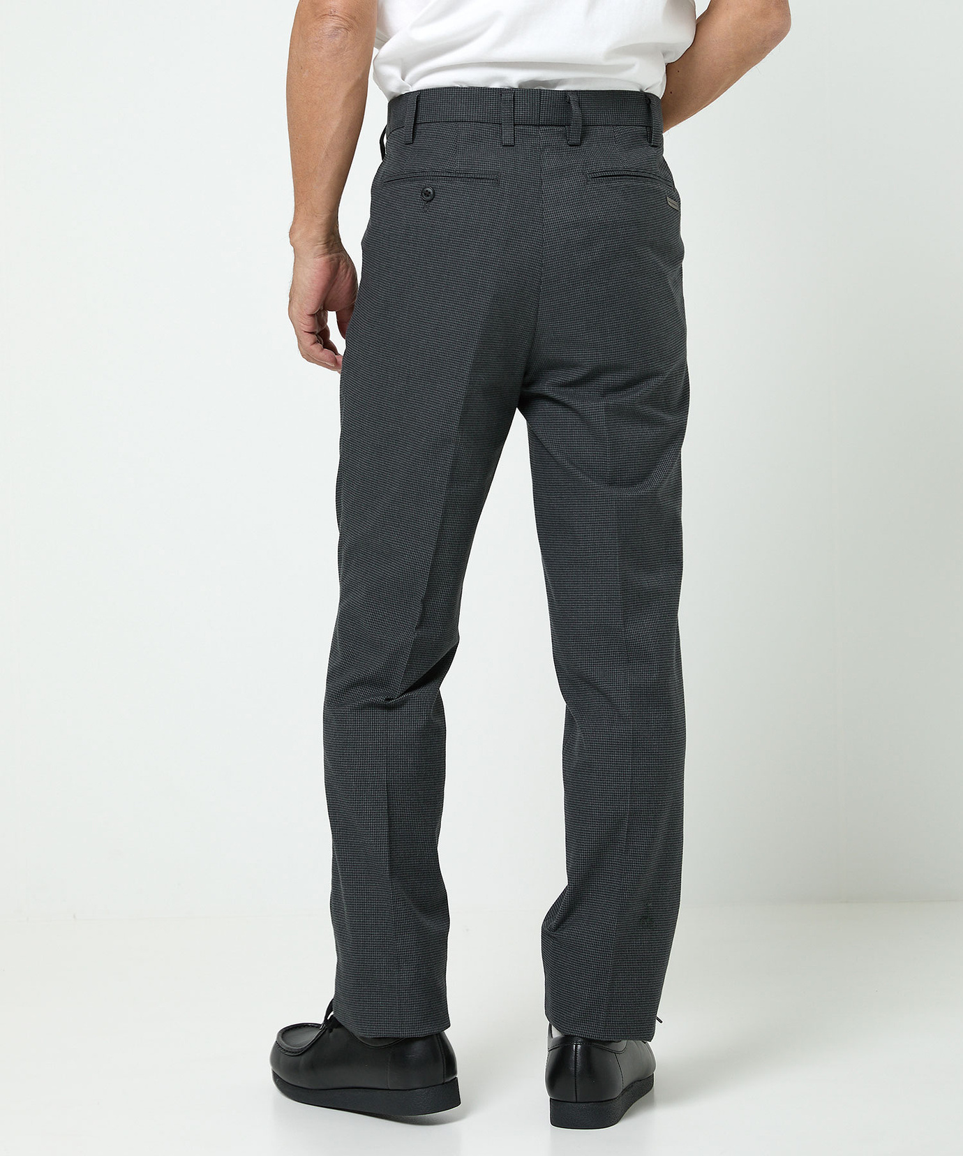メンズ 千鳥柄 微起毛 タックパンツ通販 [1605-55504] - クロコダイル