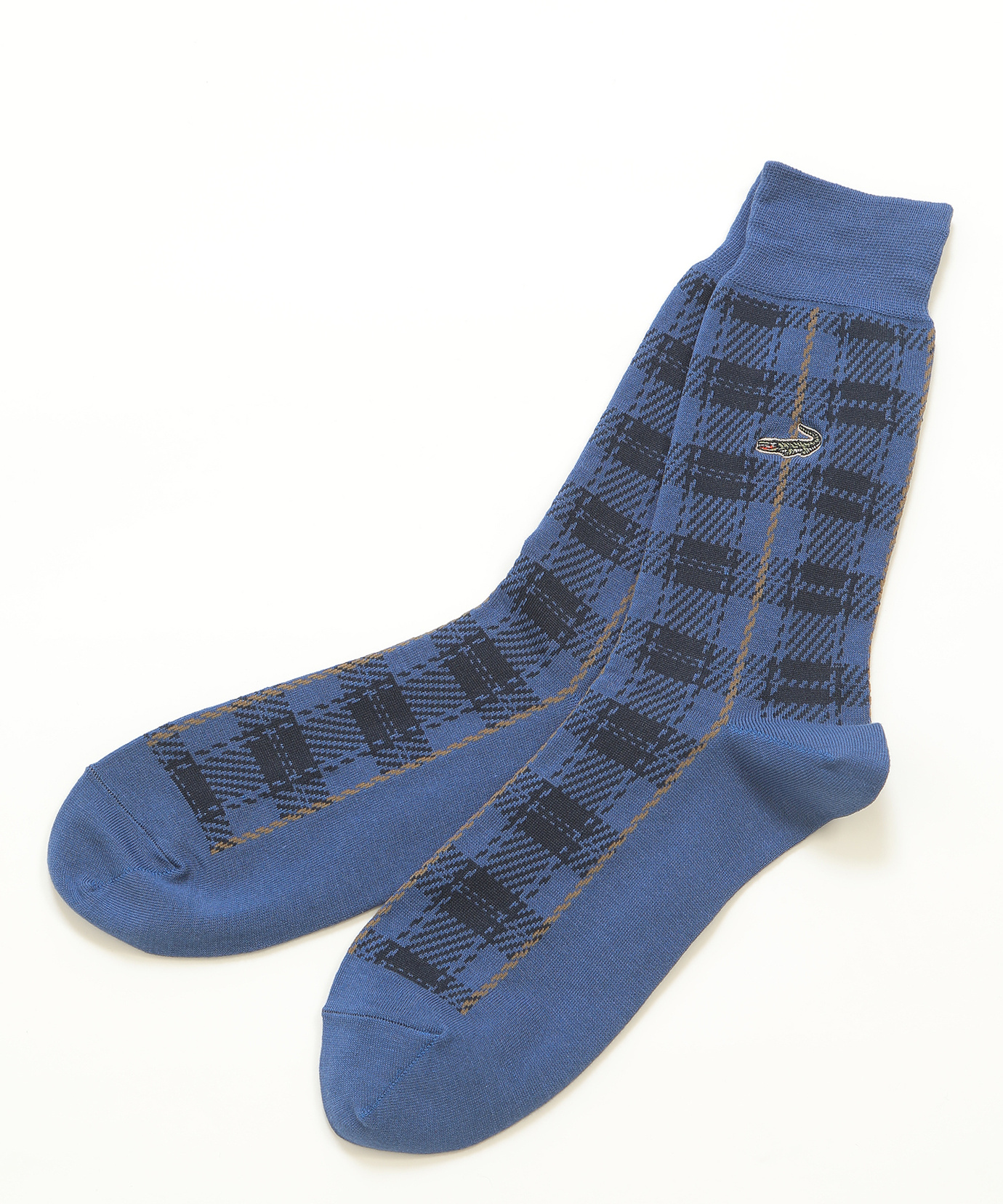 メンズ タータンチェック ソックス通販 [1607-15704] - クロコダイル 