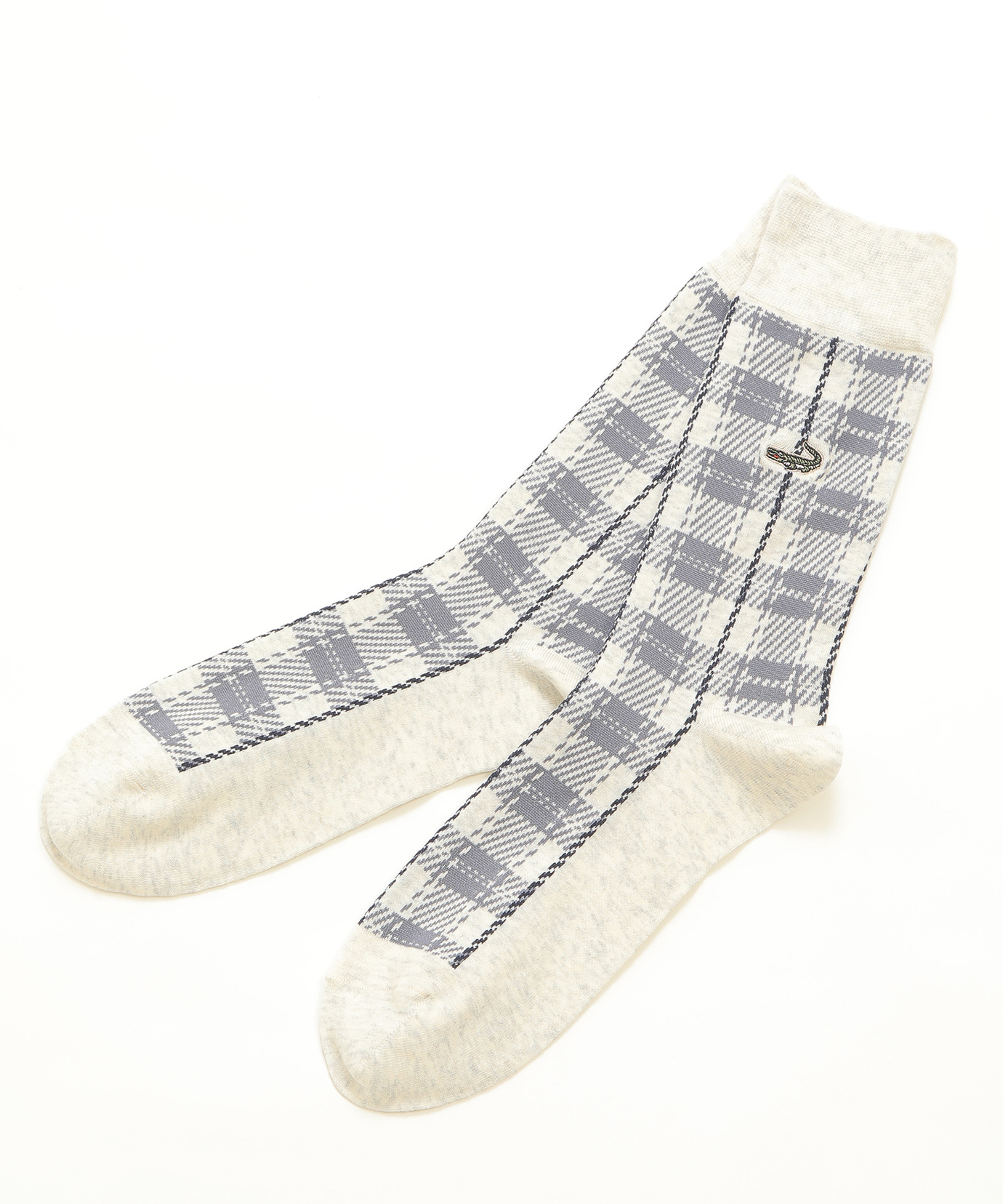 メンズ タータンチェック ソックス通販 [1607-15704] - クロコダイル