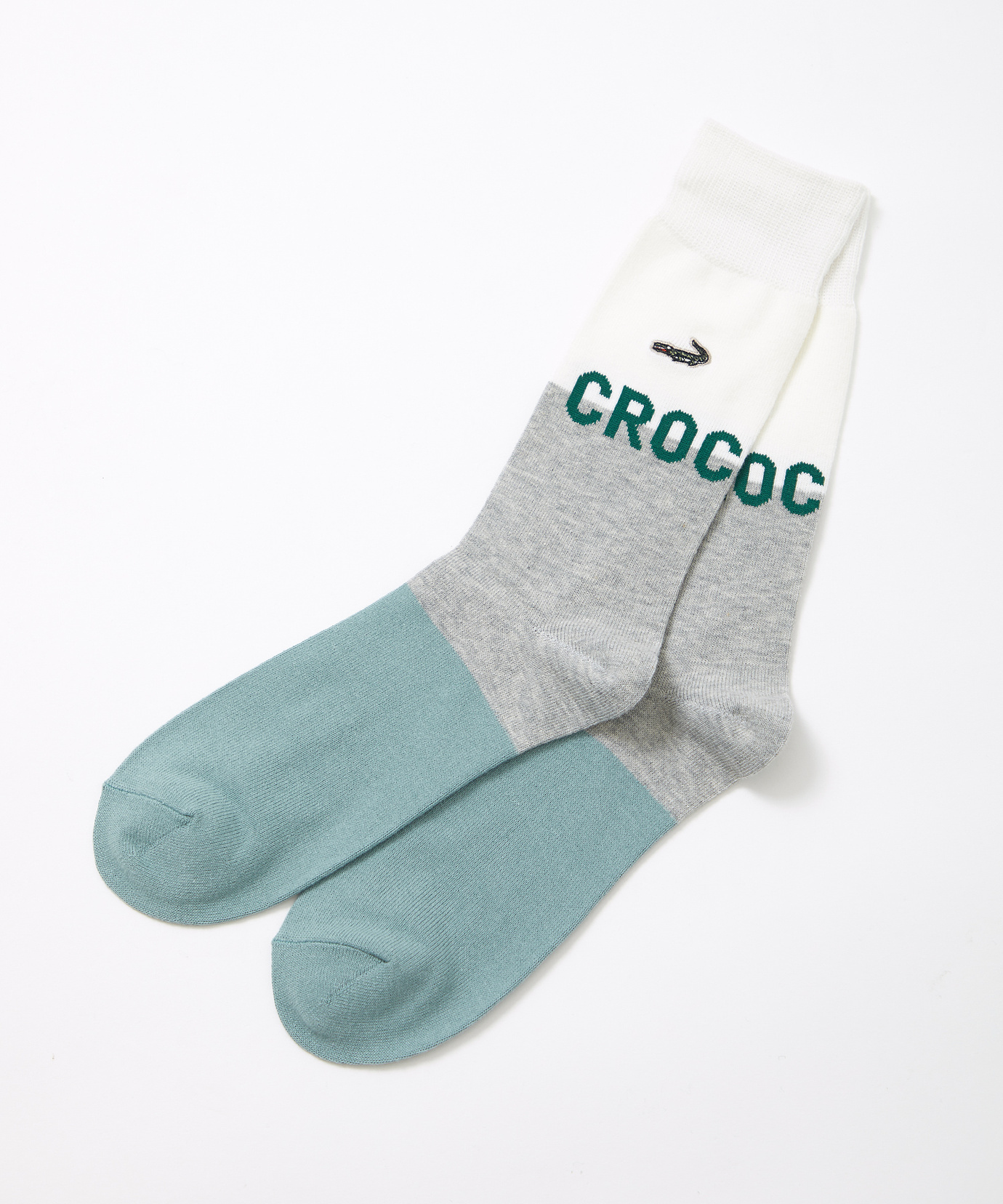 メンズ カラーブロック ロゴ ソックス通販 [1607-41701