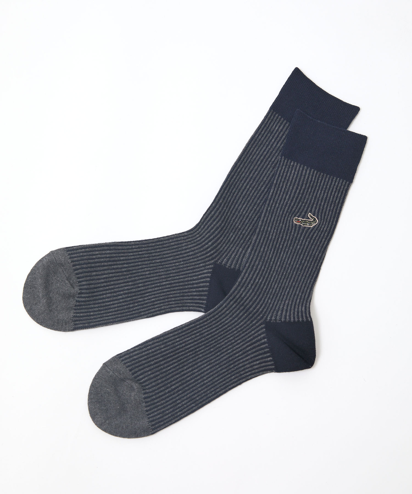 メンズ ジャカード ライン ソックス通販 [1607-55702] - クロコダイル