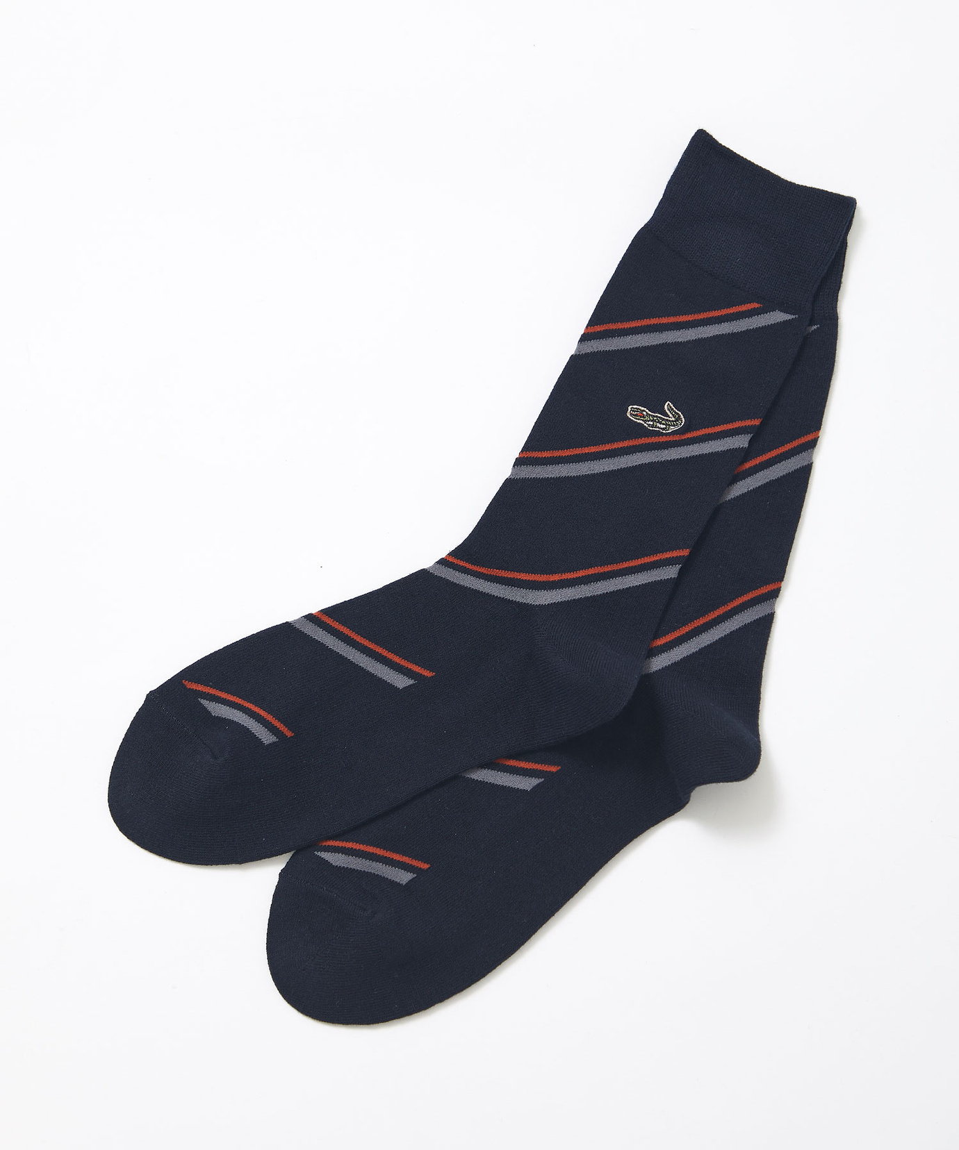 メンズ レジメンストライプ柄 ソックス通販 [1607-55703