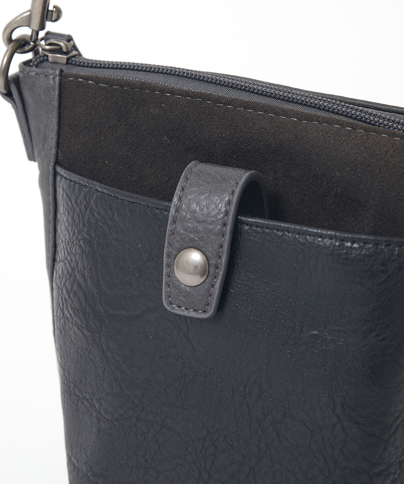 メンズ 合成皮革 配色 ショルダーバッグ通販 [1608-53801