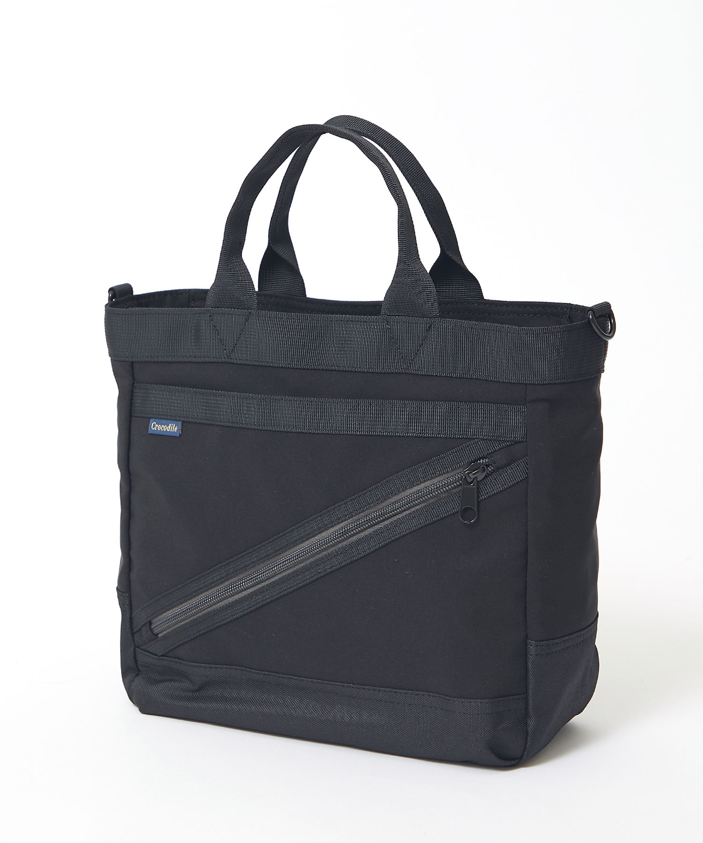 メンズ ナイロン ジップデザイン トートバッグ通販 [1608-55805