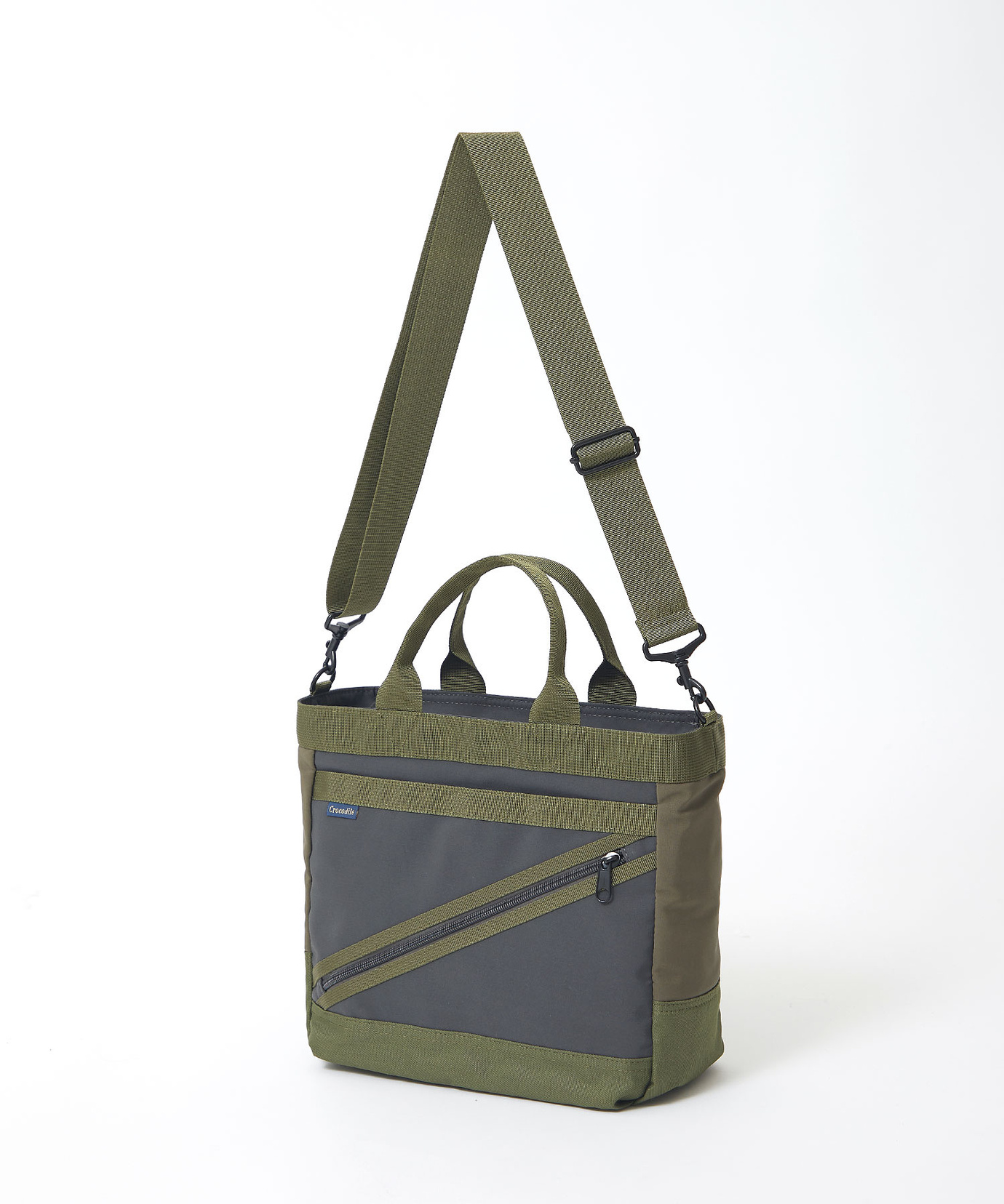 メンズ ナイロン ジップデザイン トートバッグ通販 [1608-55805