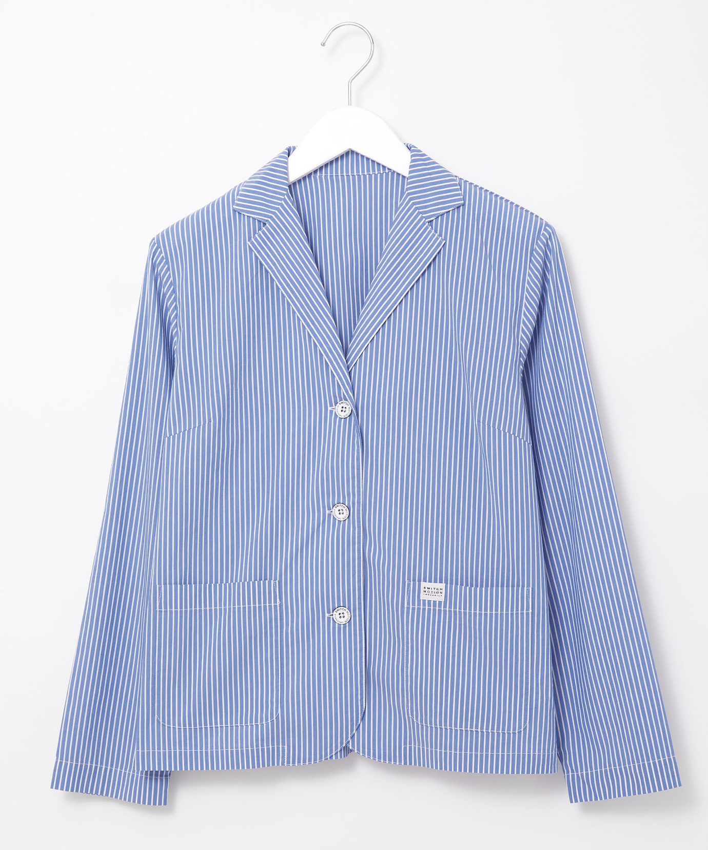 レディース ストライプ シャツ ジャケット通販 [2001-53100