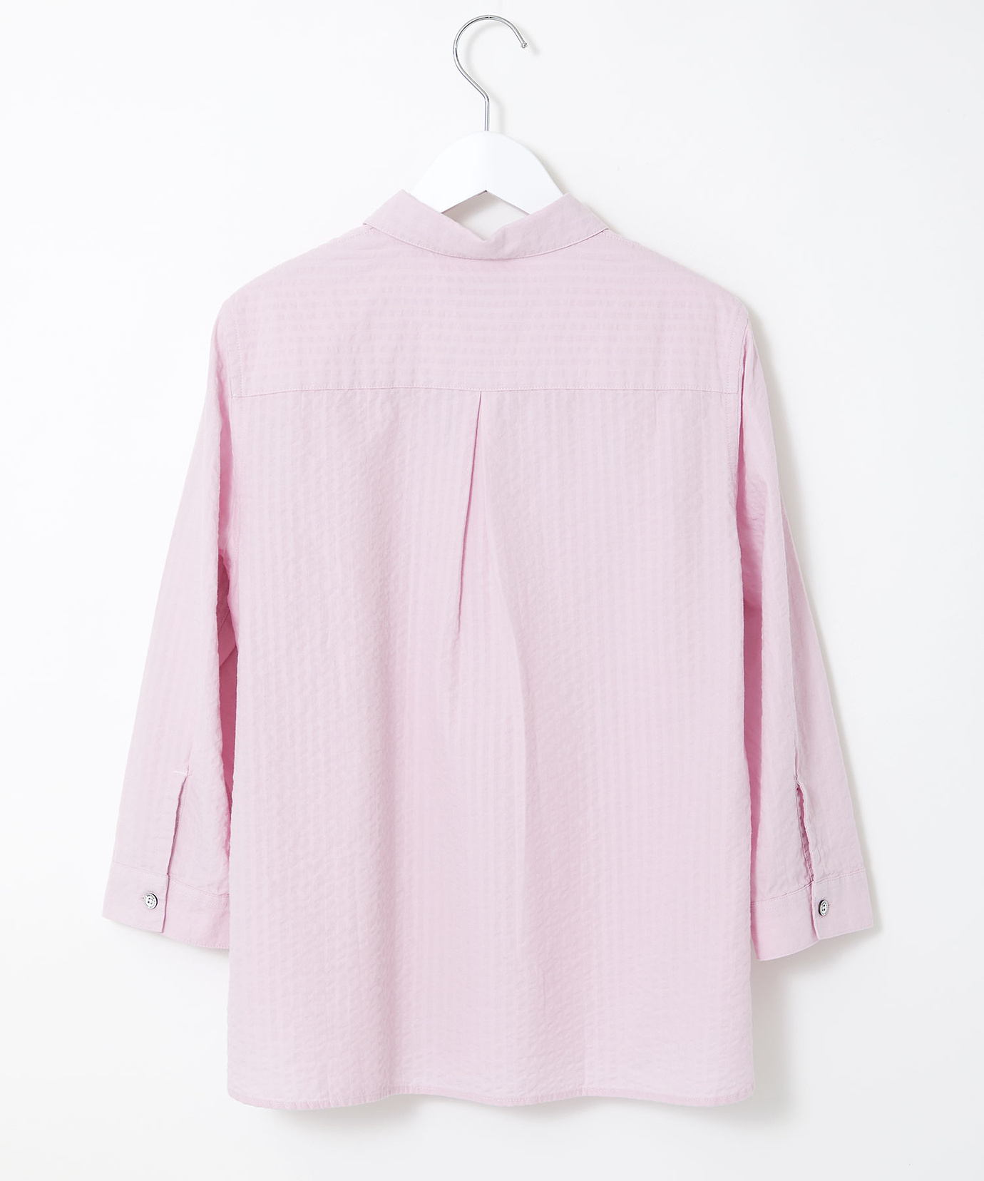 レディース スノーコットン サッカー 七分袖ブラウス【接触冷感】通販