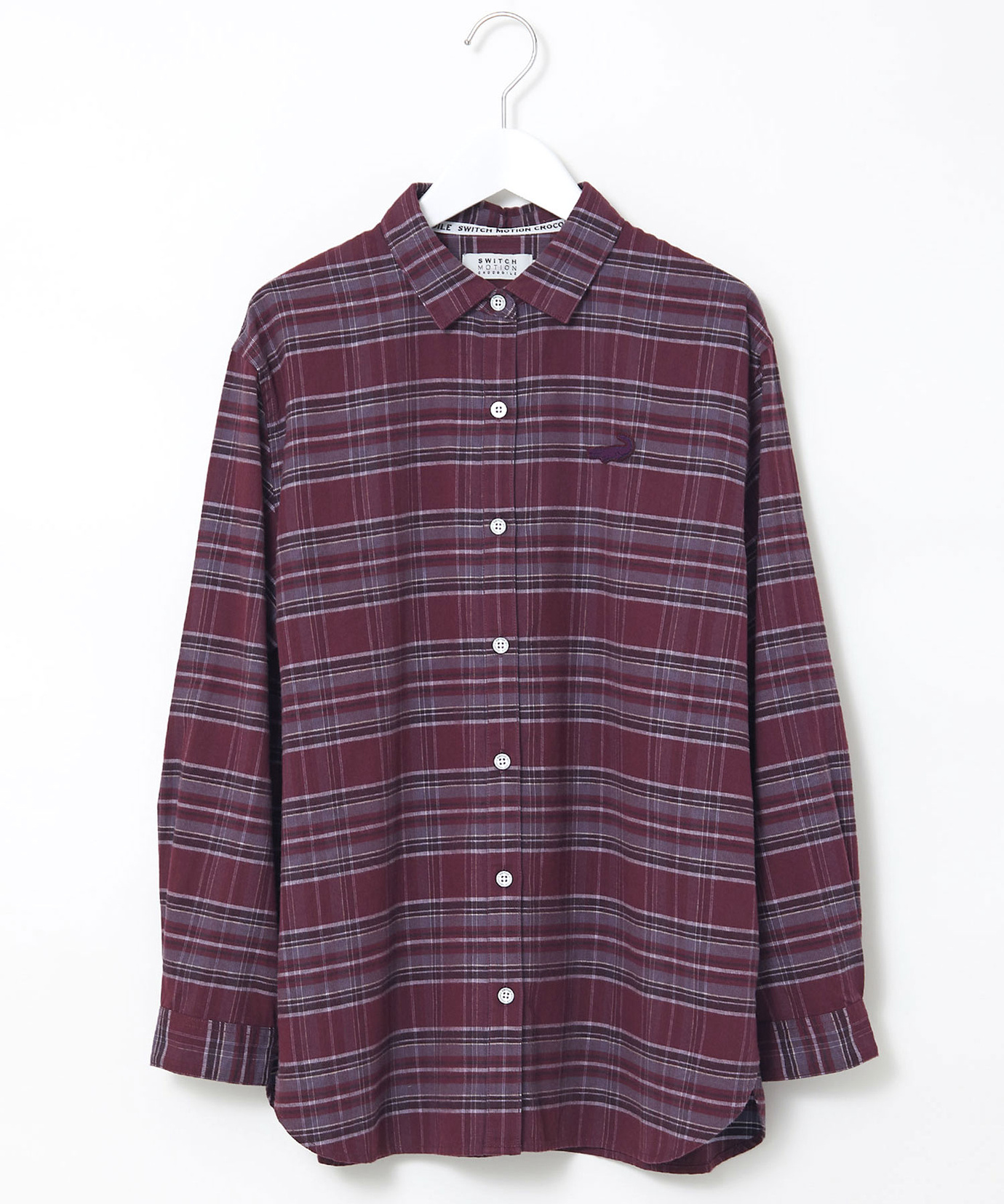 レディース 微起毛ピケ チェック柄 ブラウス通販 [2001-55107