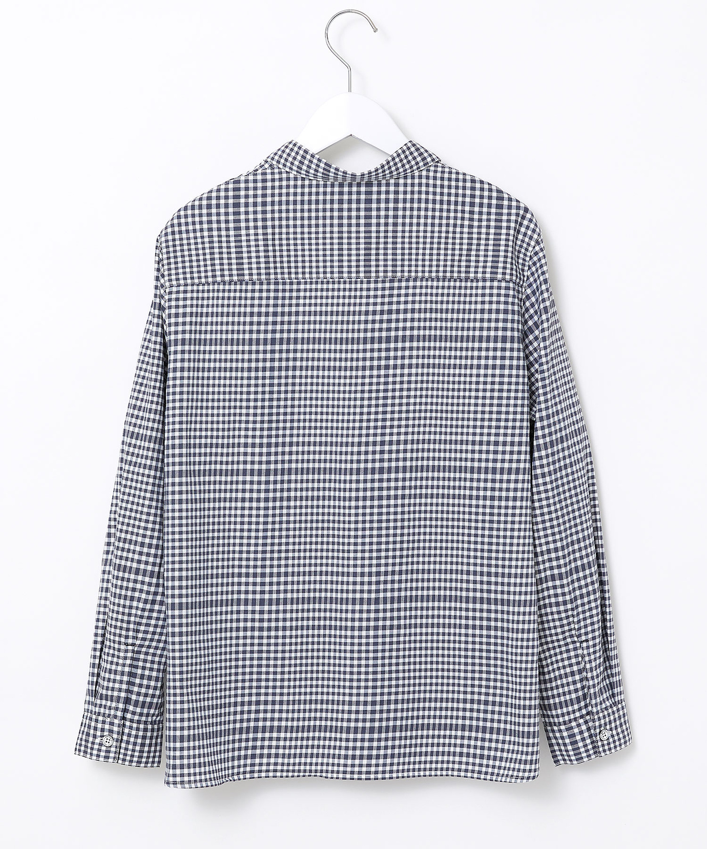 レディース 微起毛 ギンガムチェック柄 ブラウス通販 [2001-58103